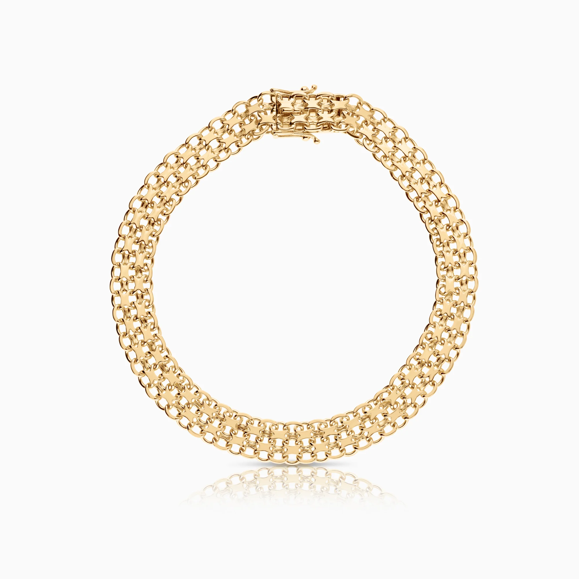 X-link bracelet 12.45g 18K gold