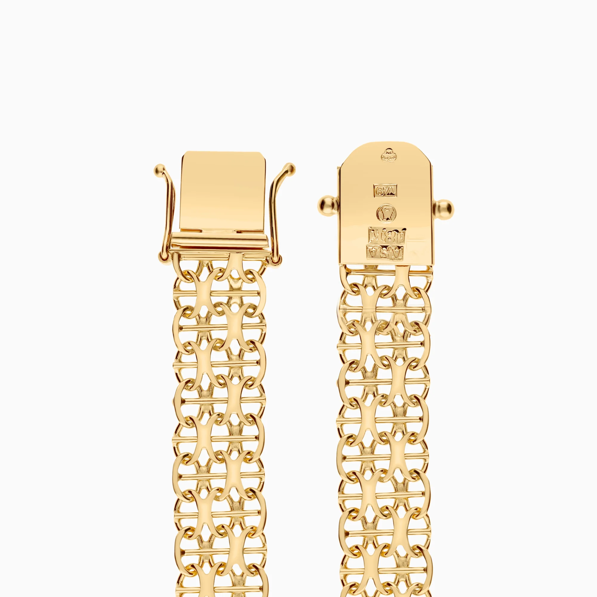 X-link bracelet 12.50g 18K gold - Image 2
