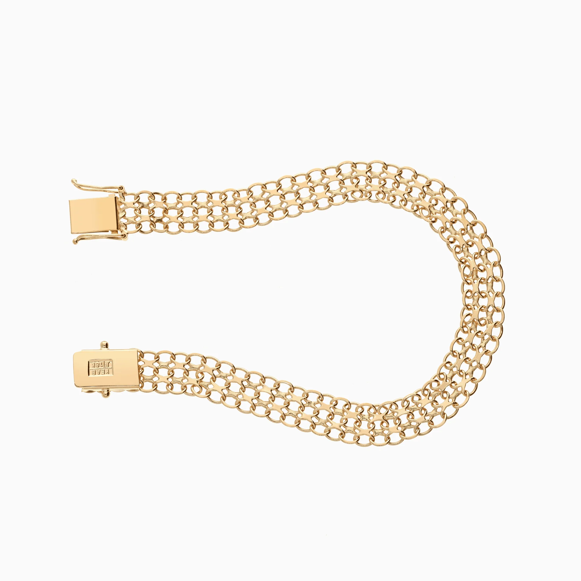 X-link bracelet 12.15g 18K gold - Image 2