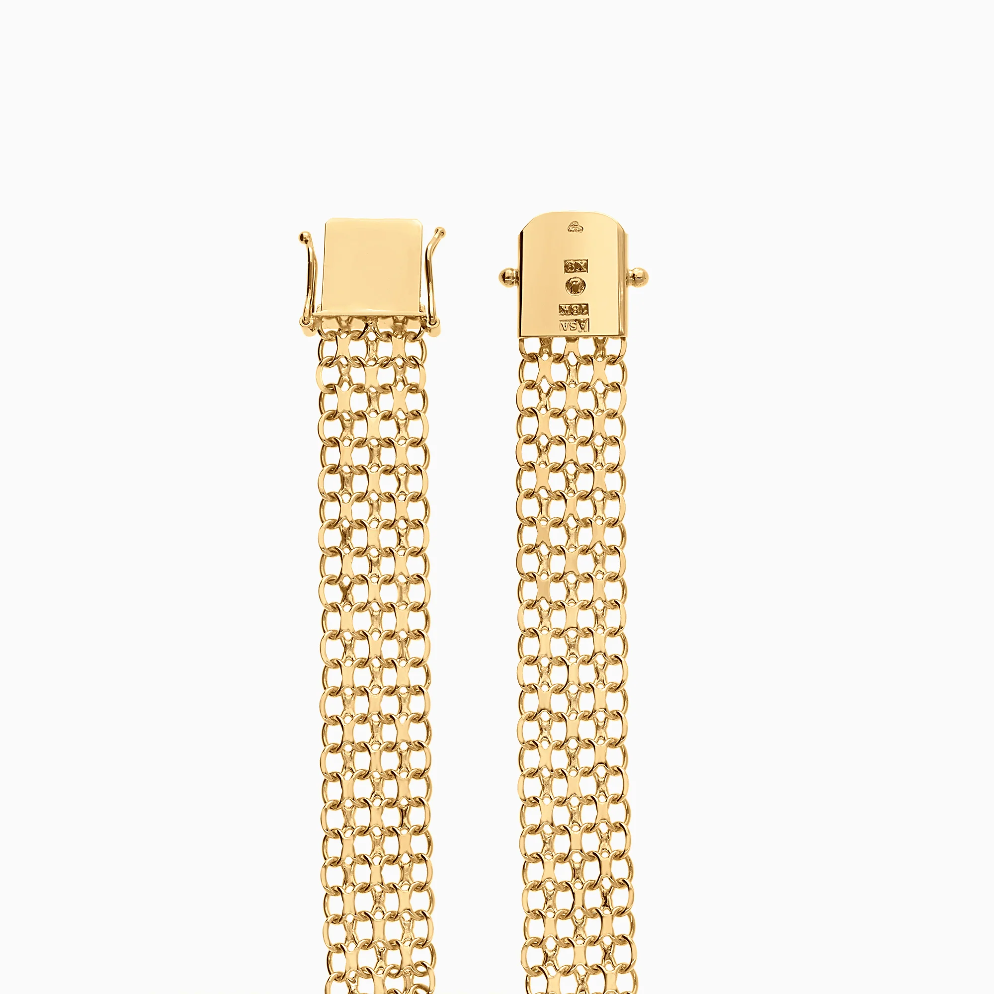 X-link bracelet 12.17g 18K gold - Image 2