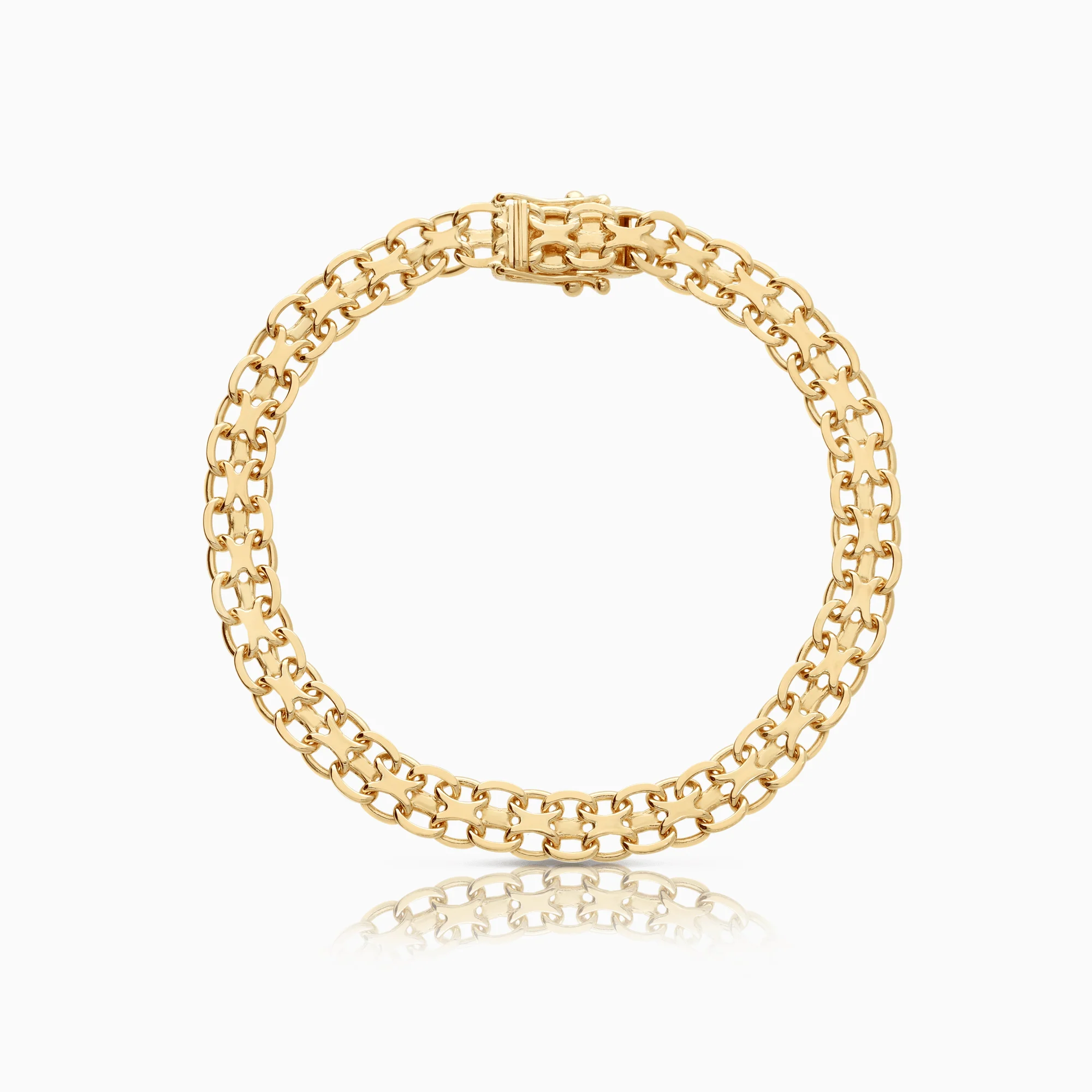 X-link bracelet 12.36g 18K gold