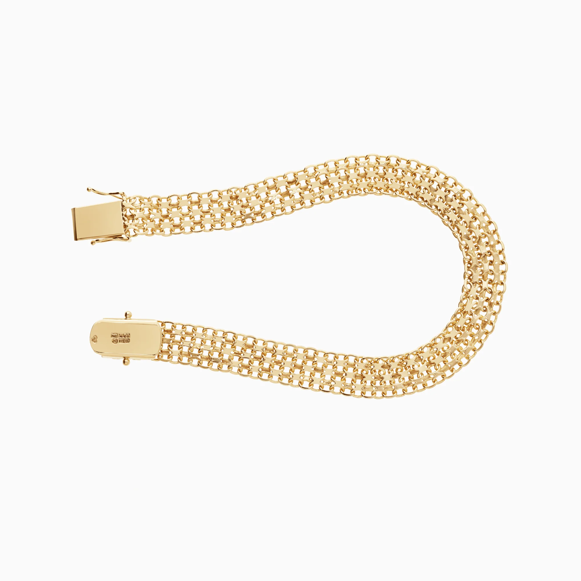 X-link bracelet 12.00g 18K gold - Image 2