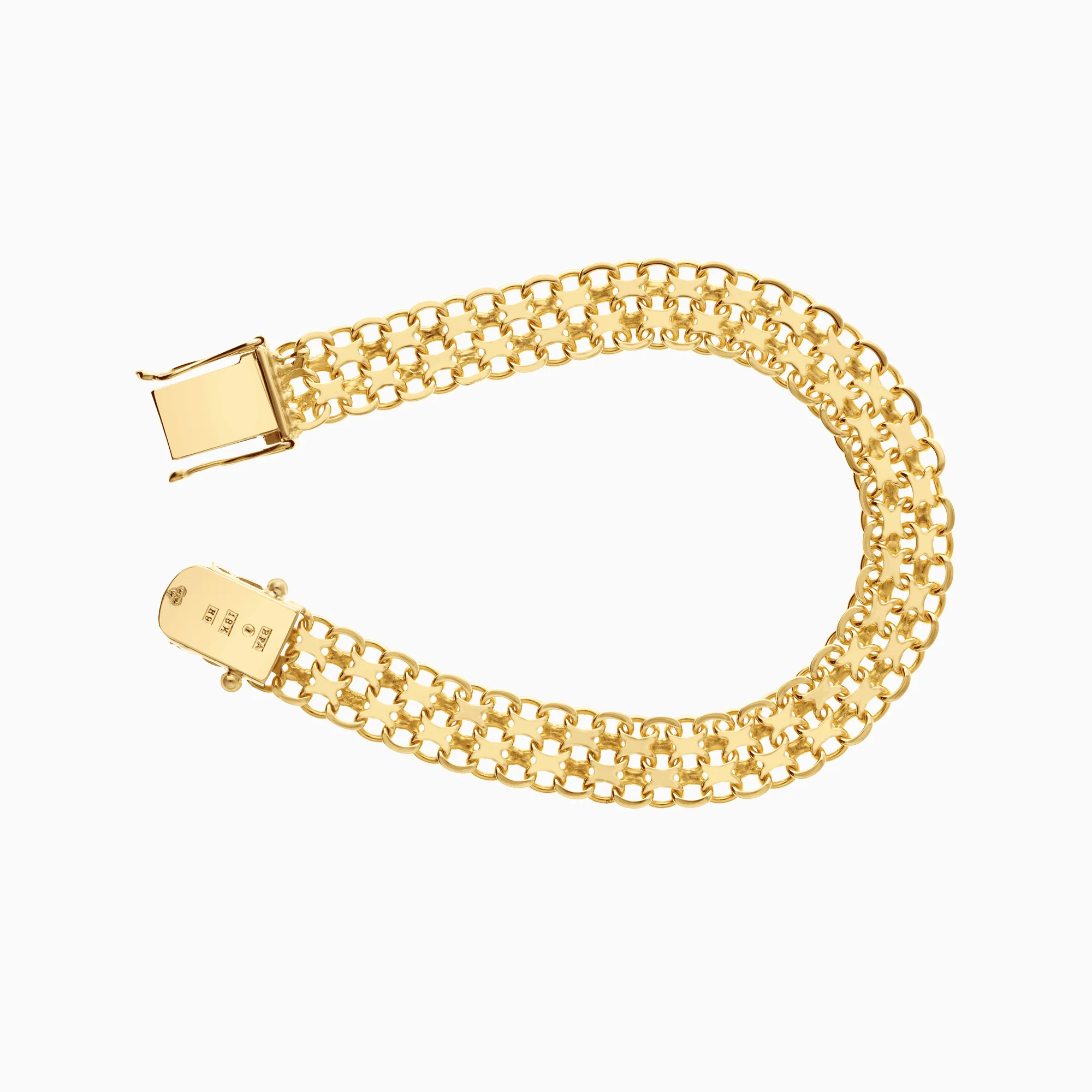 X-link bracelet 12.82g 18K gold - Image 2