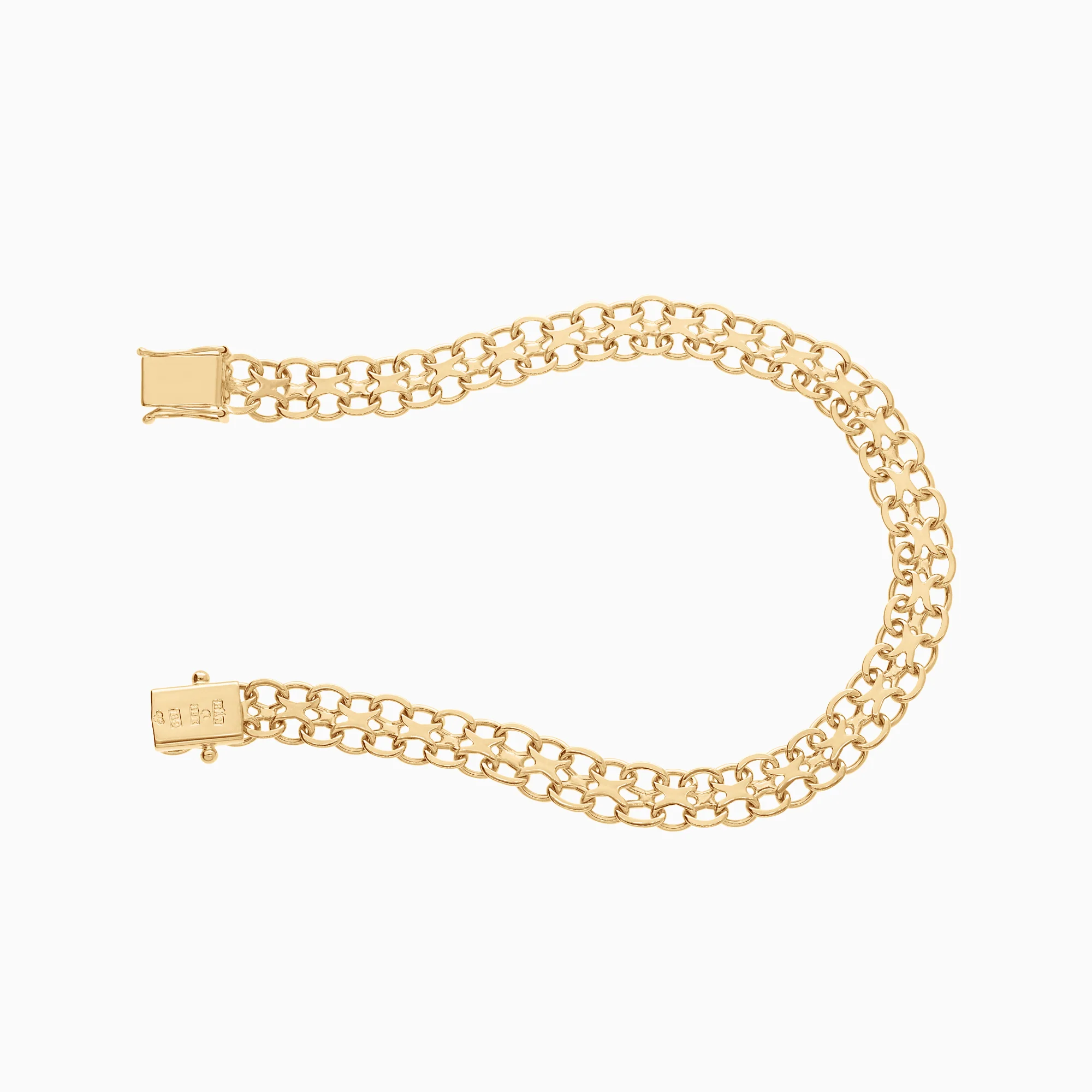 X-link bracelet 12.82g 18K gold - Image 2