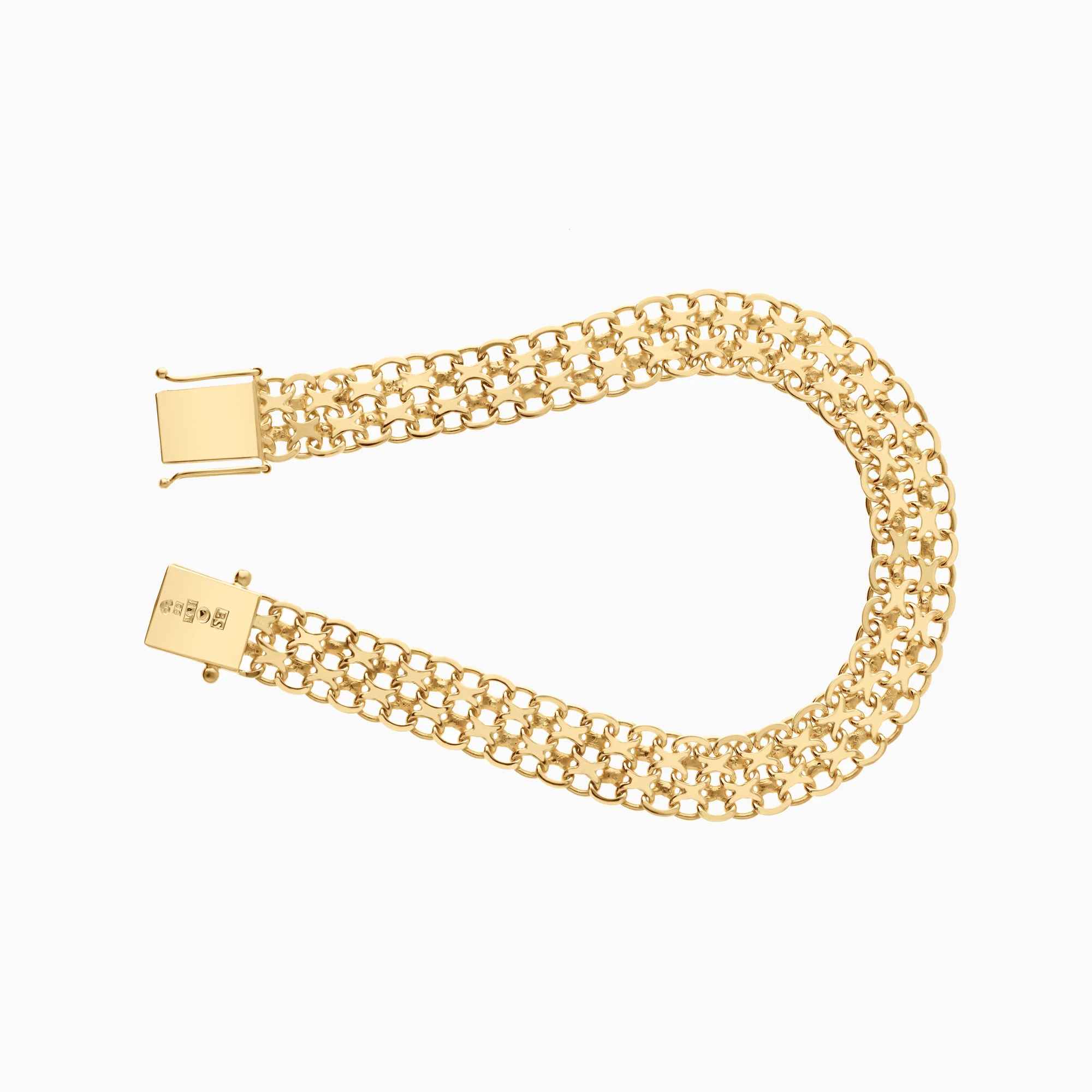 X-link bracelet 13.92g 18K gold - Image 2