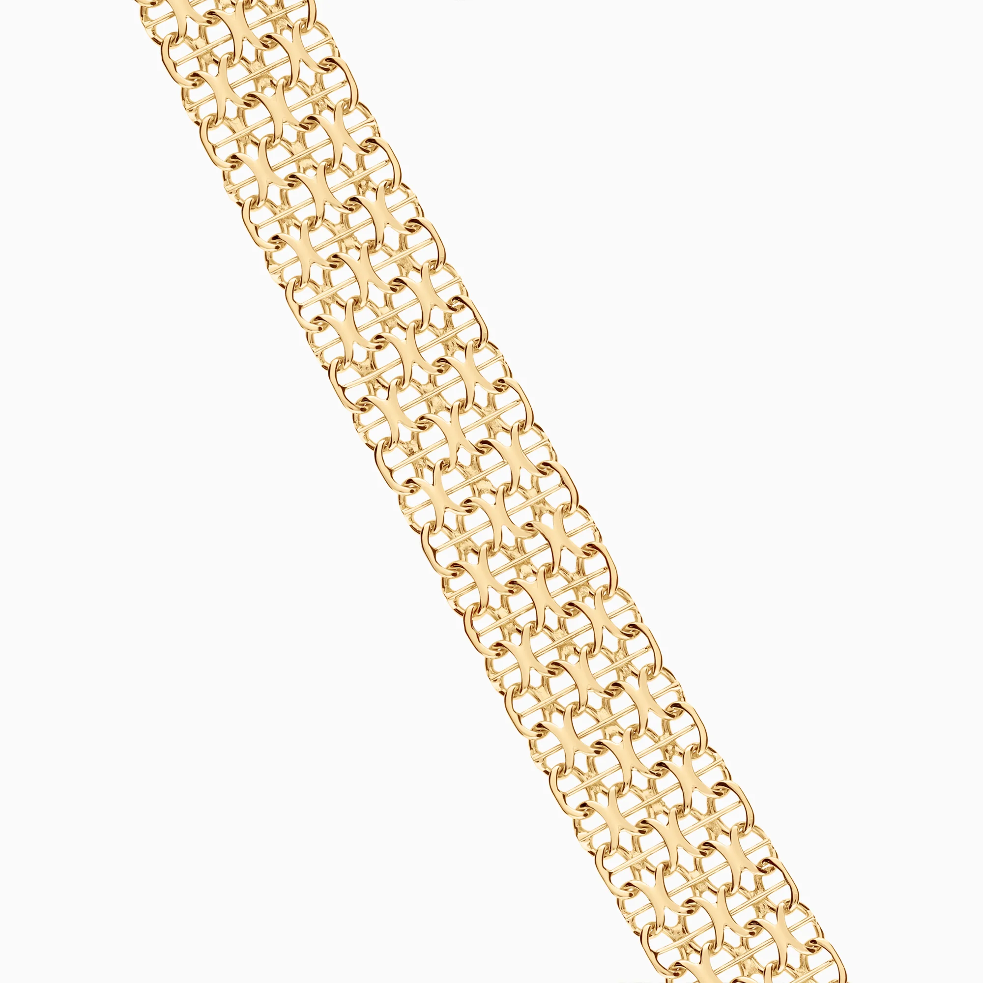 X-link bracelet 14.64g 18K gold