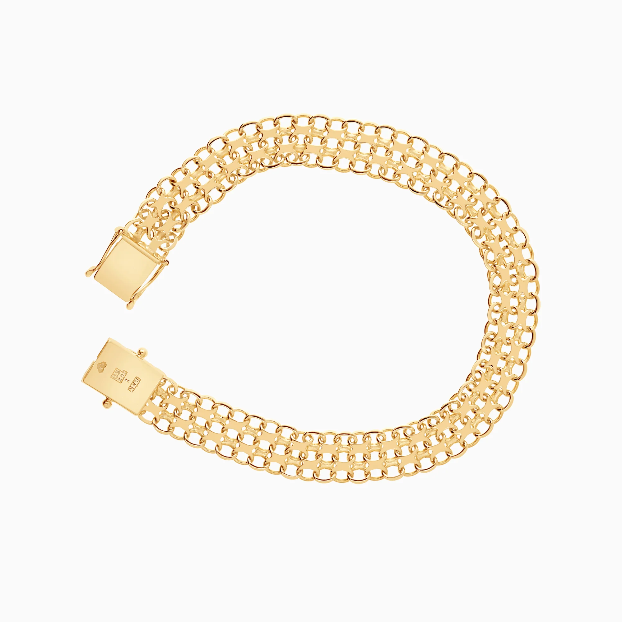 X-link bracelet 14.12g 18K gold - Image 2