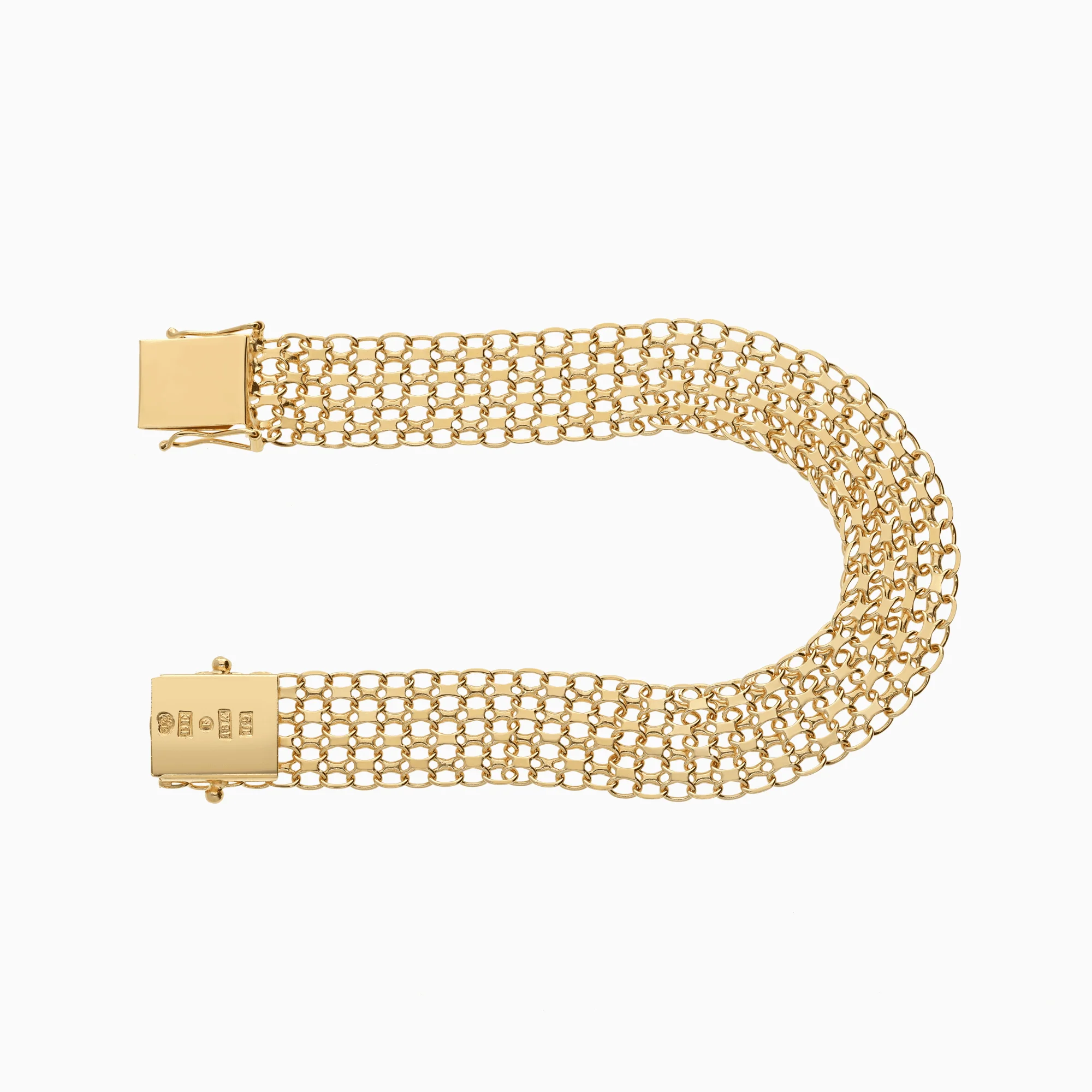 X-link bracelet 14.26g 18K gold - Image 2