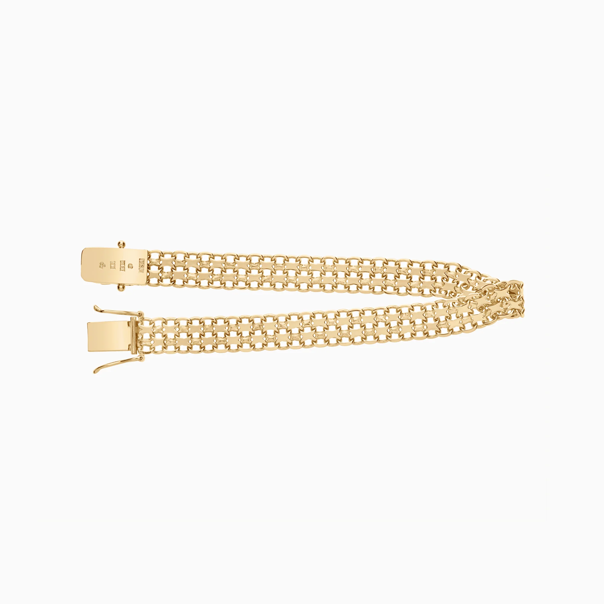 X-link bracelet 14.29g 18K gold - Image 2