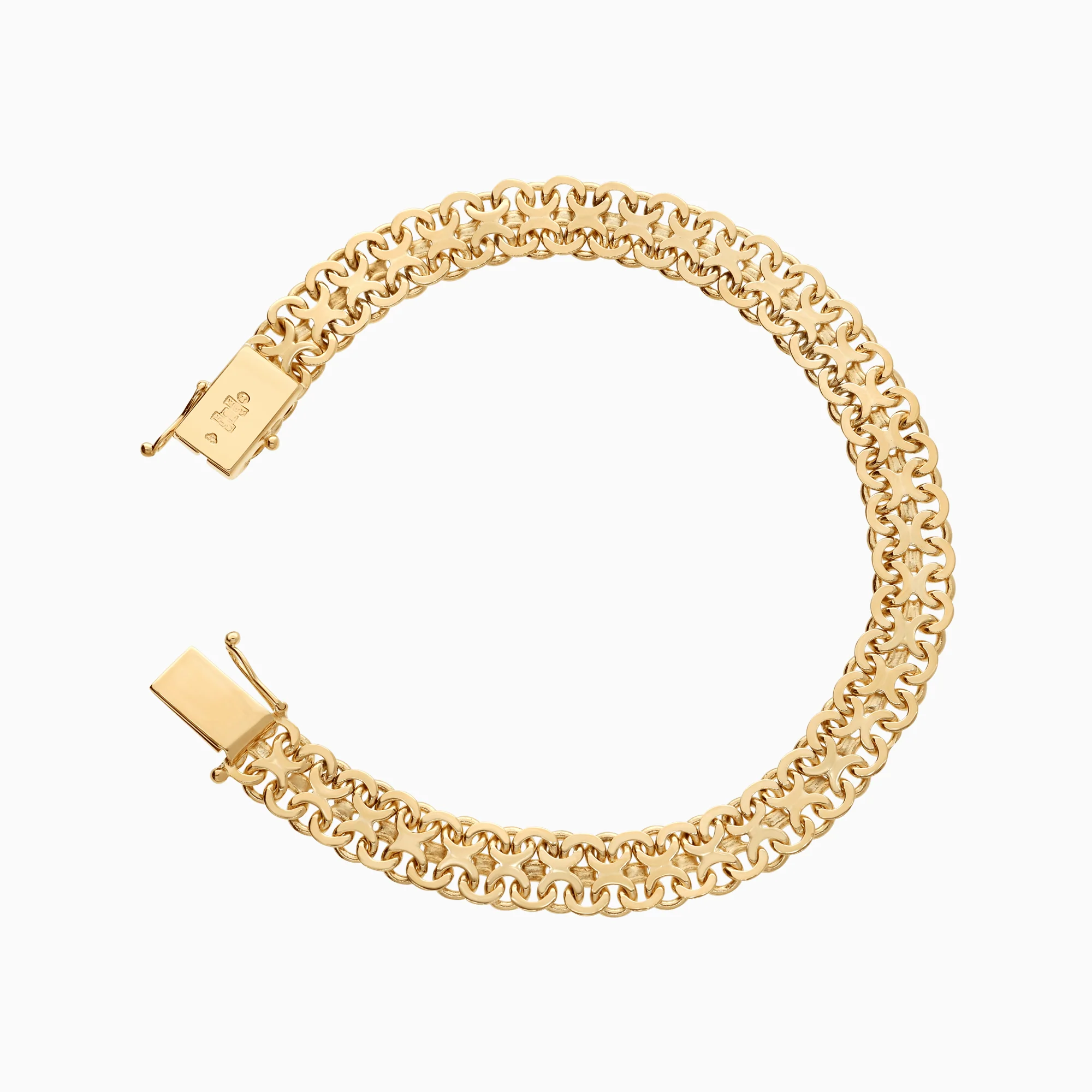 X-link bracelet 14.34g 18K gold - Image 2