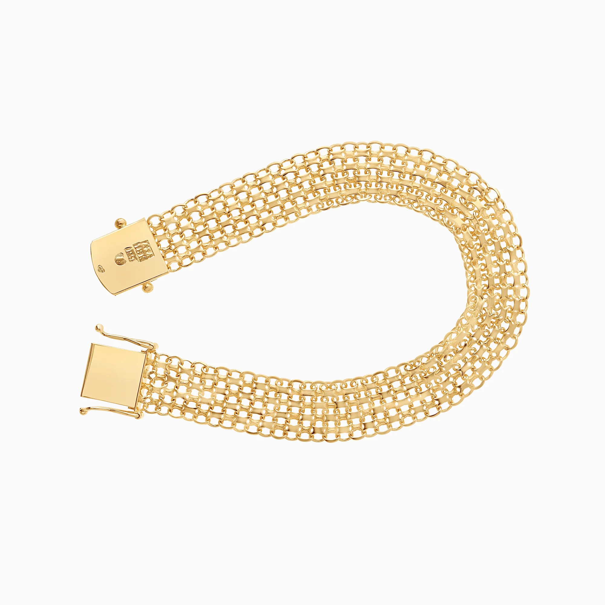 X-link bracelet 14.42g 18K gold - Image 2