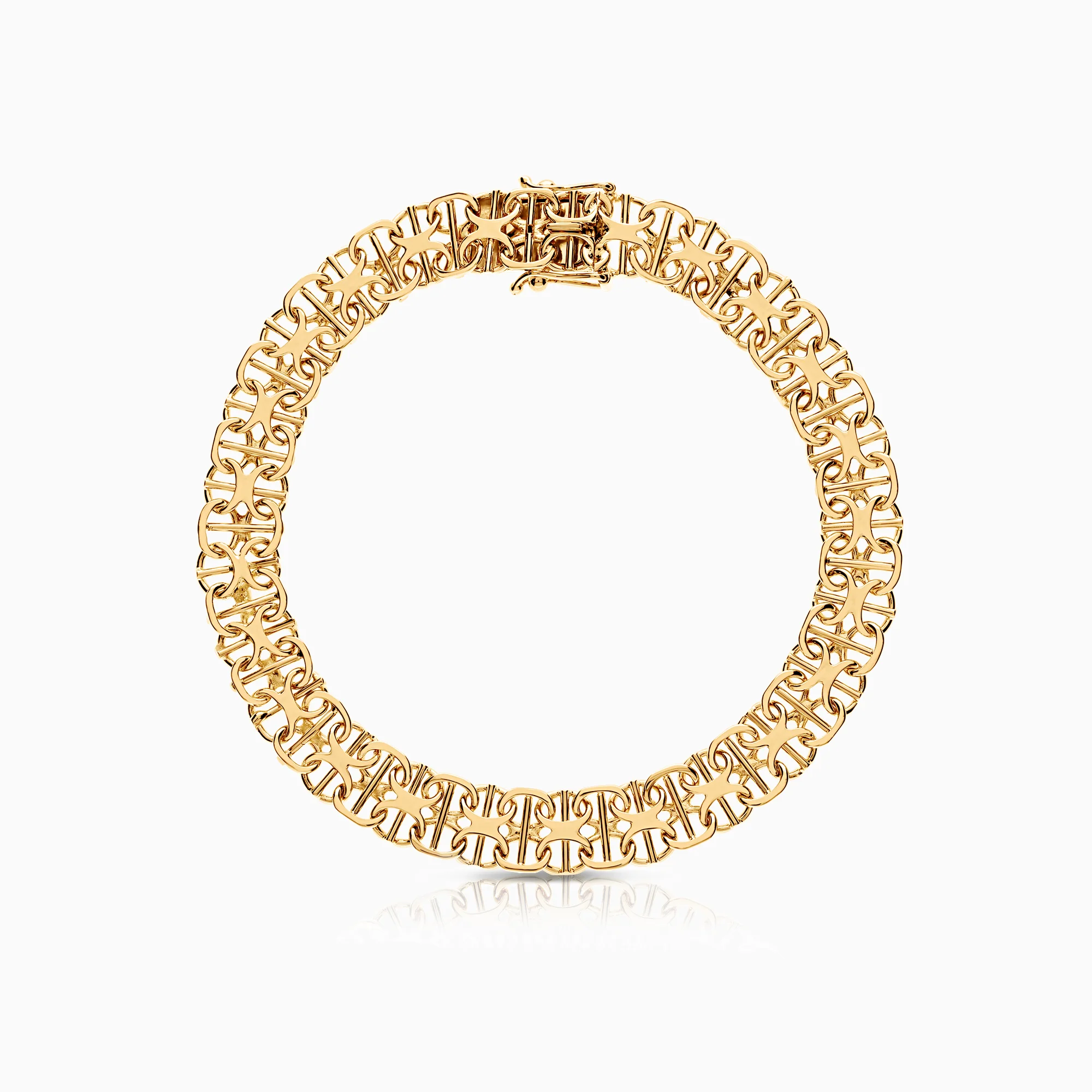 X-link bracelet 14.64g 18K gold