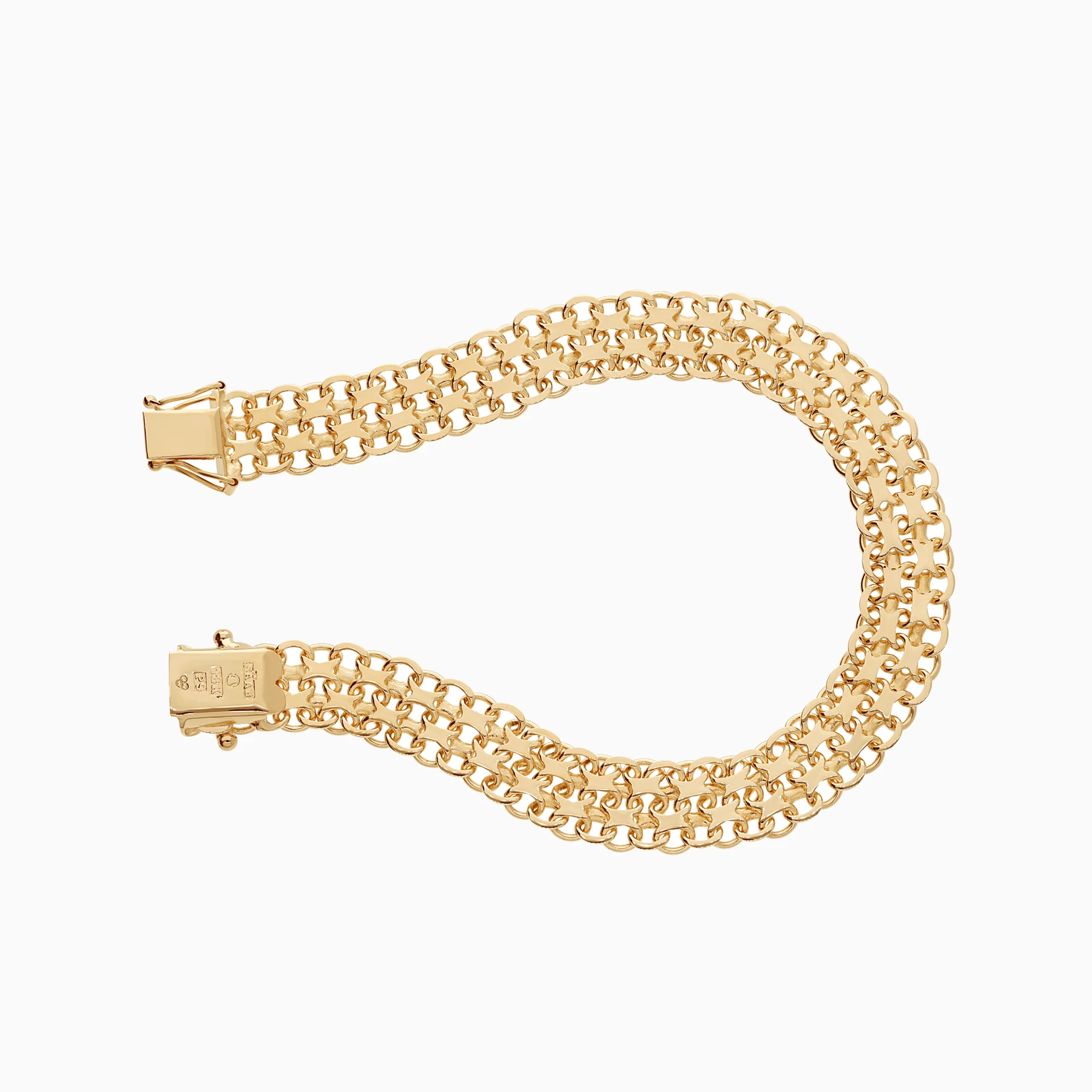X-link bracelet 14.72g 18K gold - Image 2