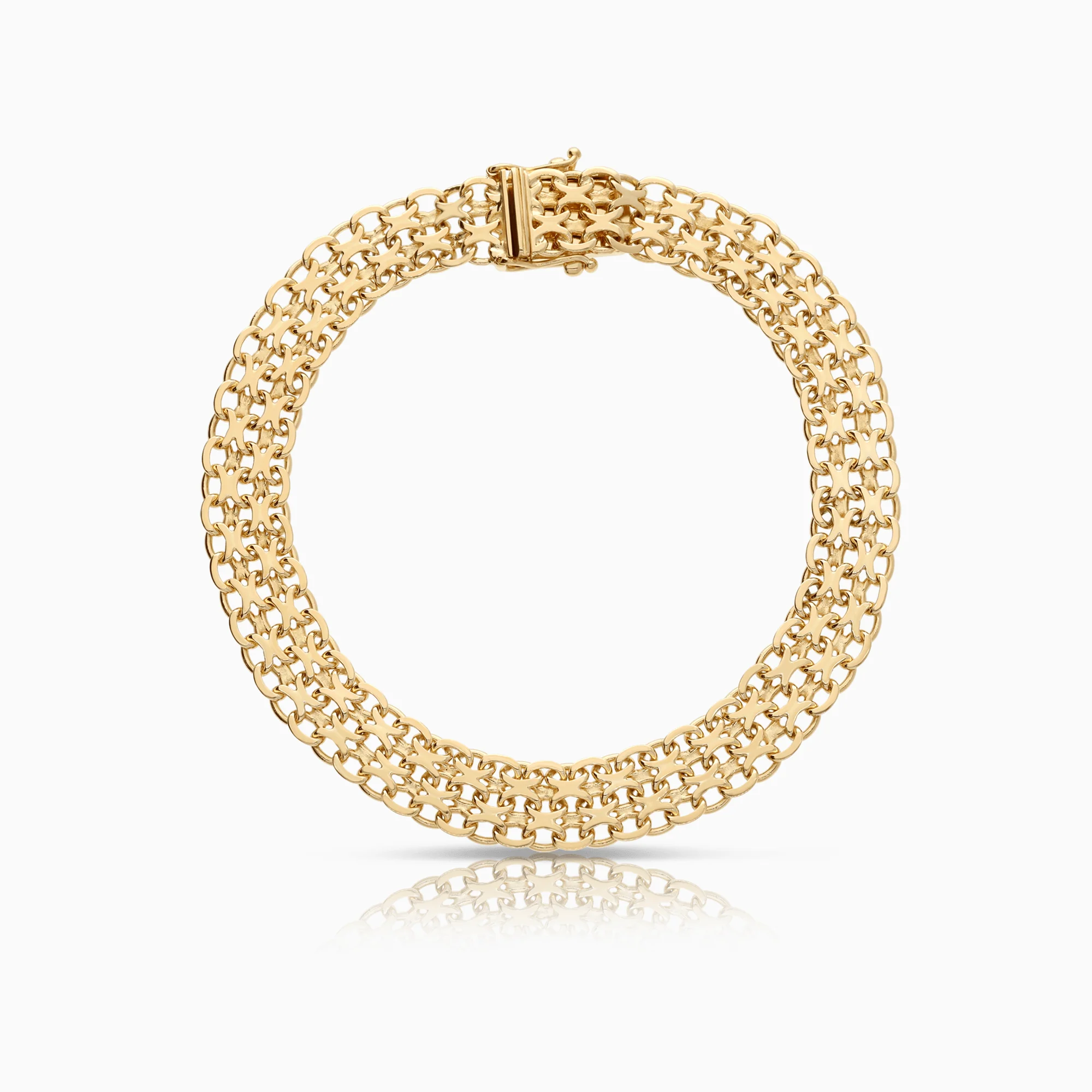 X-link bracelet 15.27g 18K gold