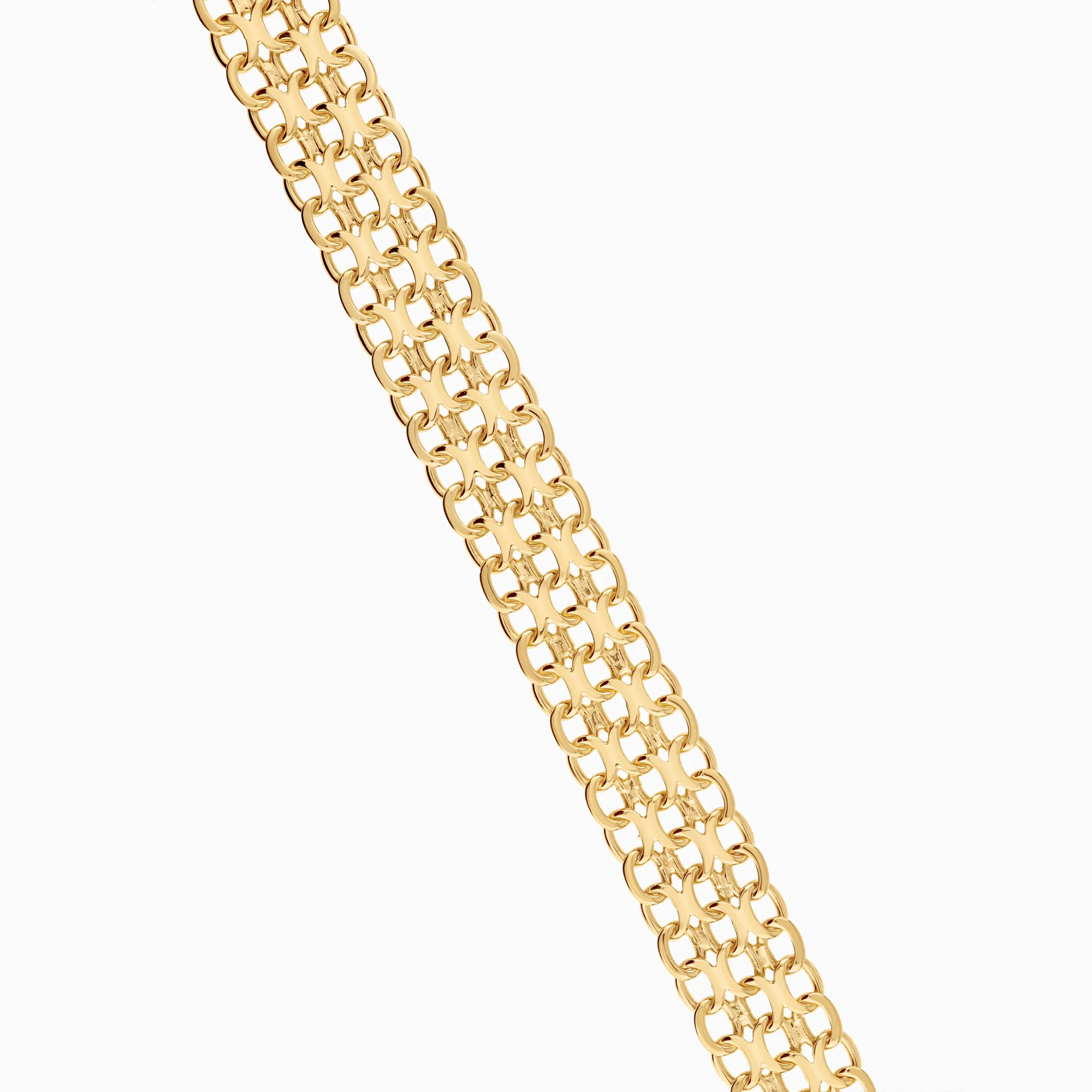 X-link Bracelet 16.61g 18K Gold