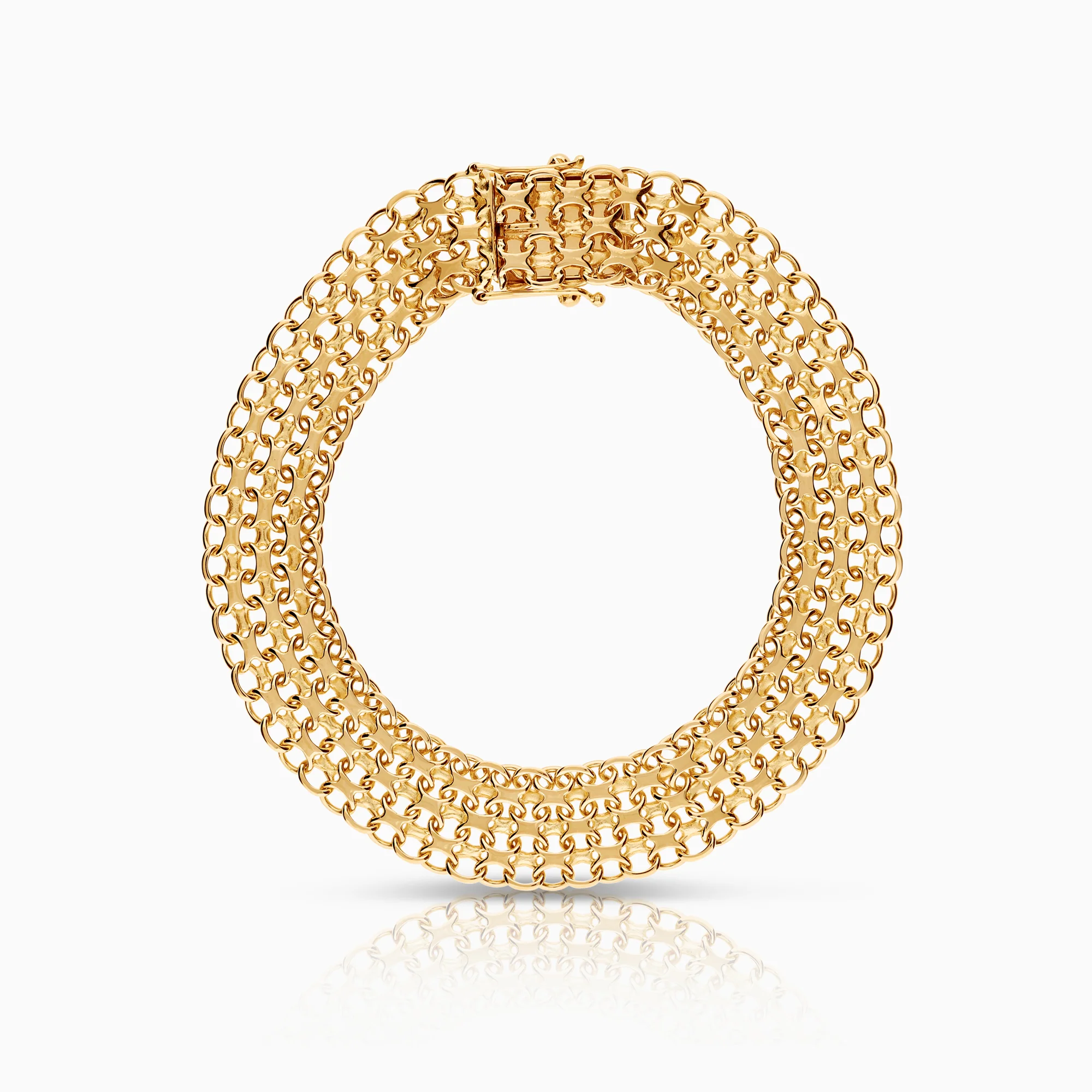 X-link bracelet 16.92g 18K gold