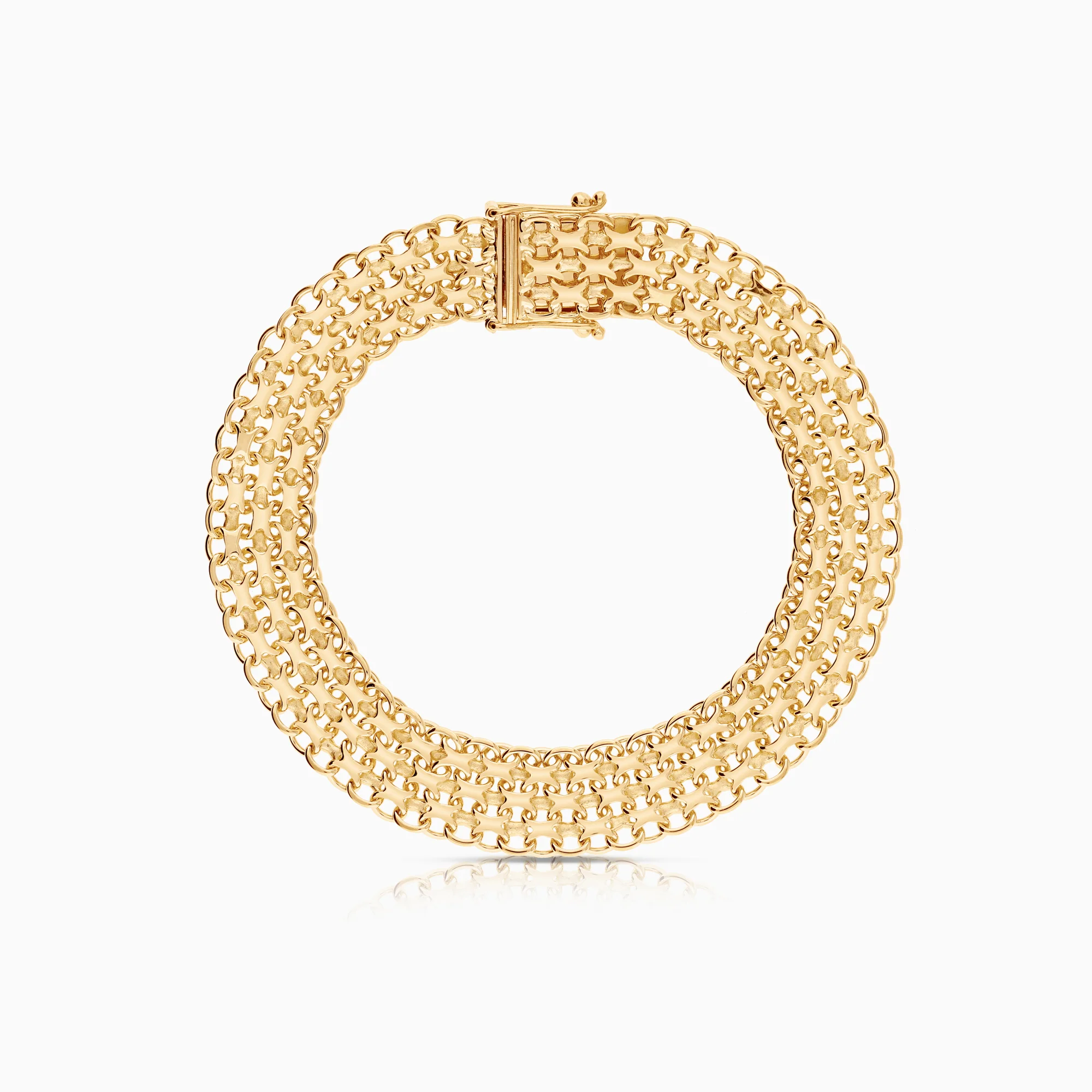 X-link bracelet 16.98g 18K gold