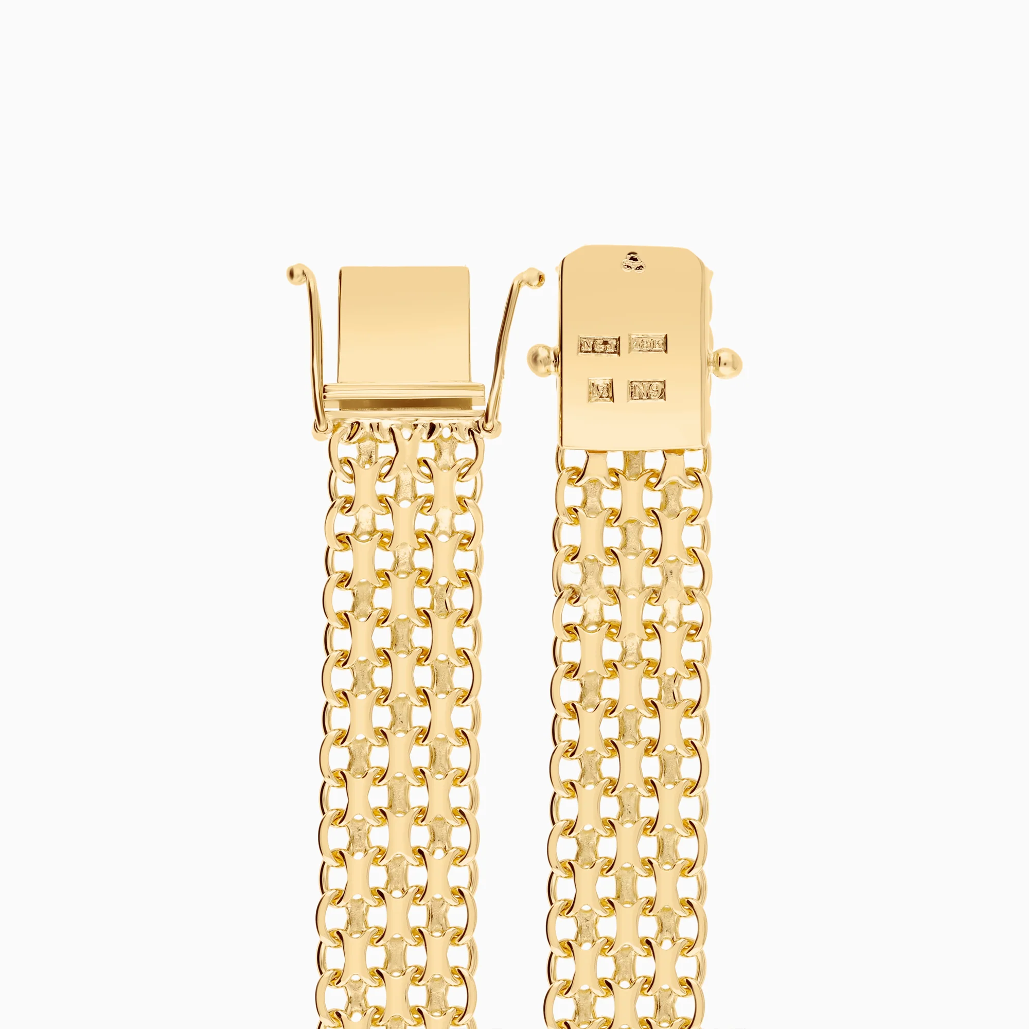 X-link bracelet 16.98g 18K gold - Image 2