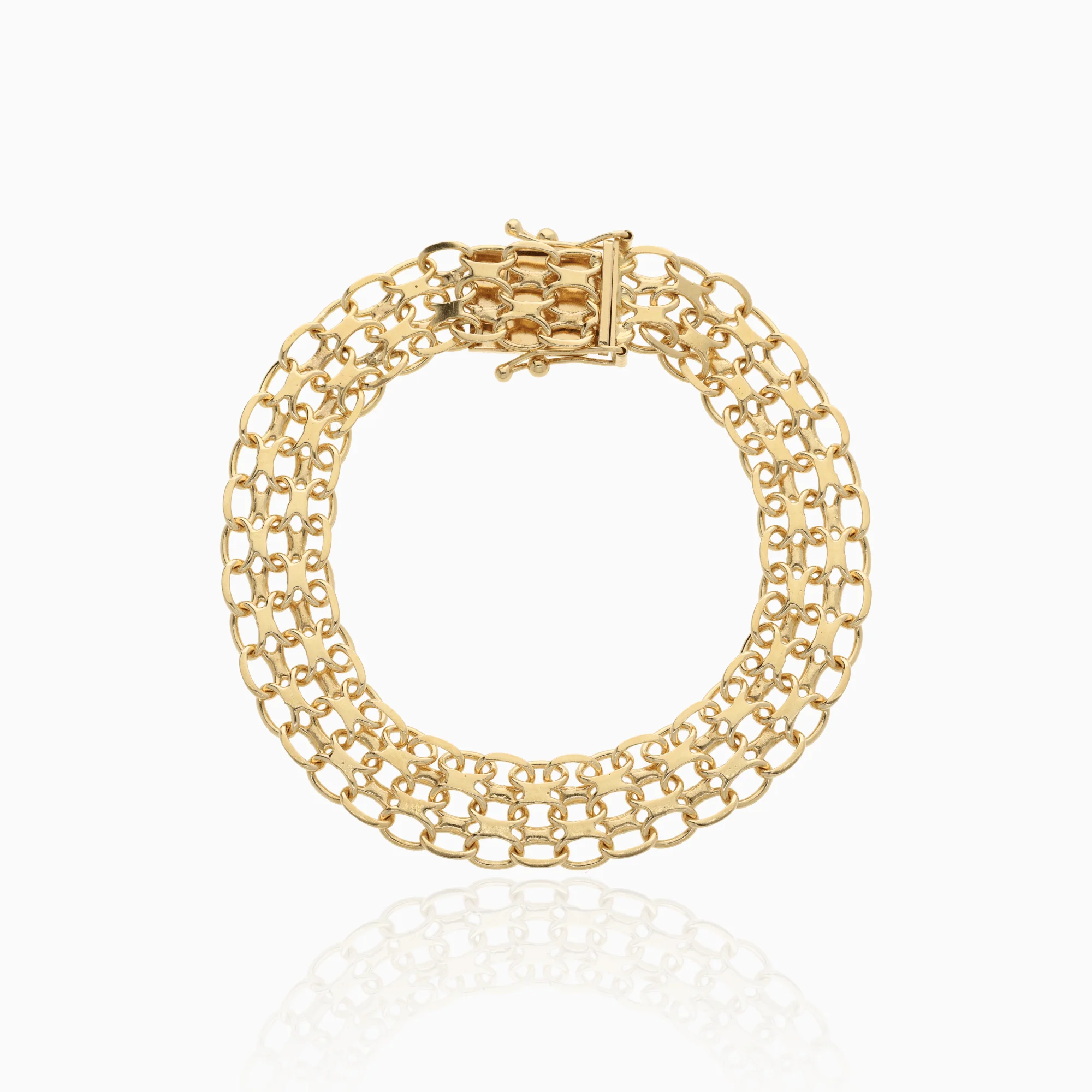X-link bracelet 16.28g 18K gold