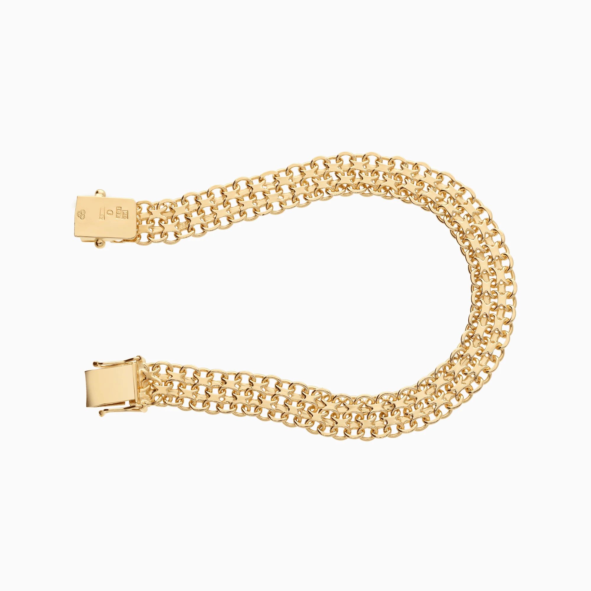 X-link bracelet 17.10g 18K gold - Image 2