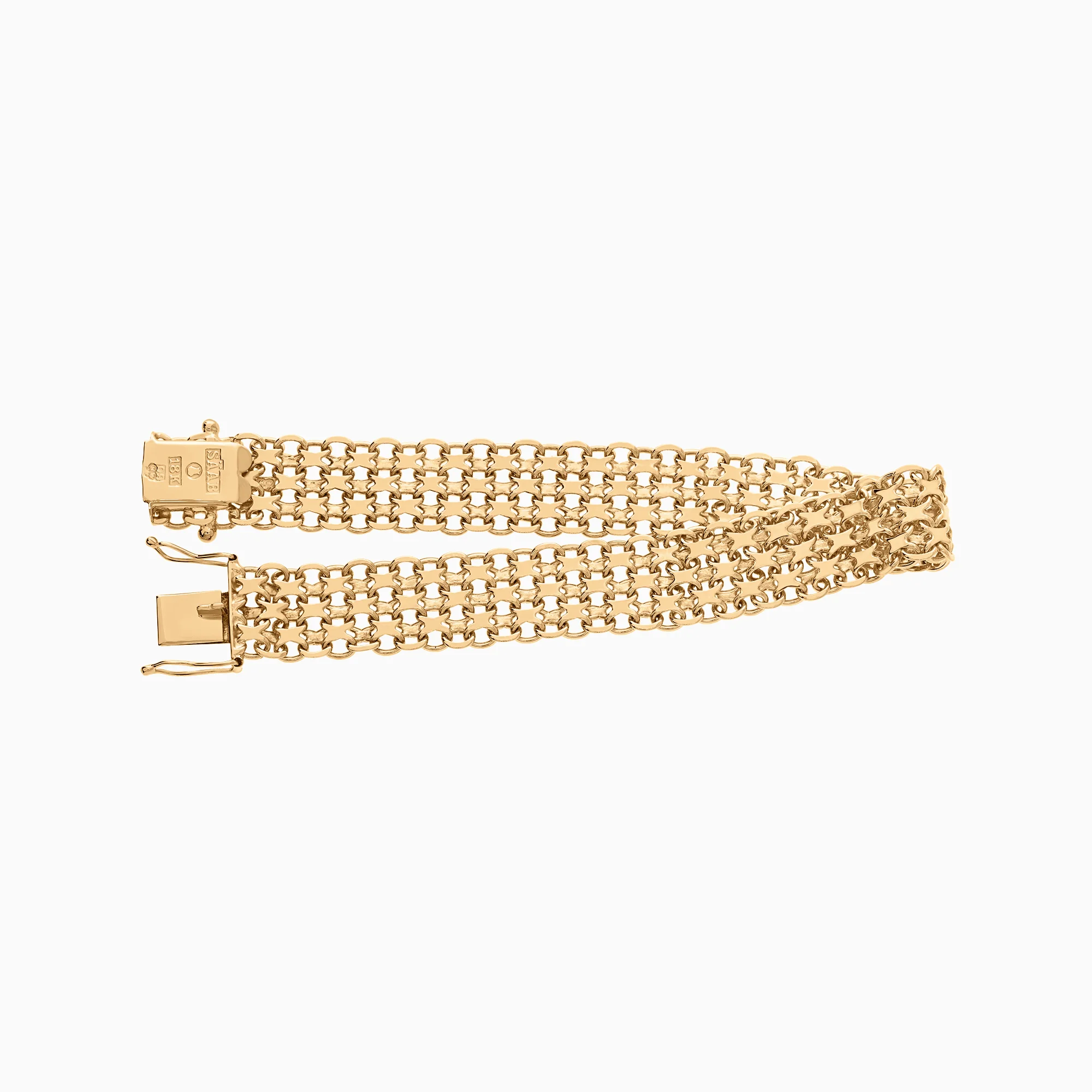 X-link bracelet 18.83g 18K gold - Image 2