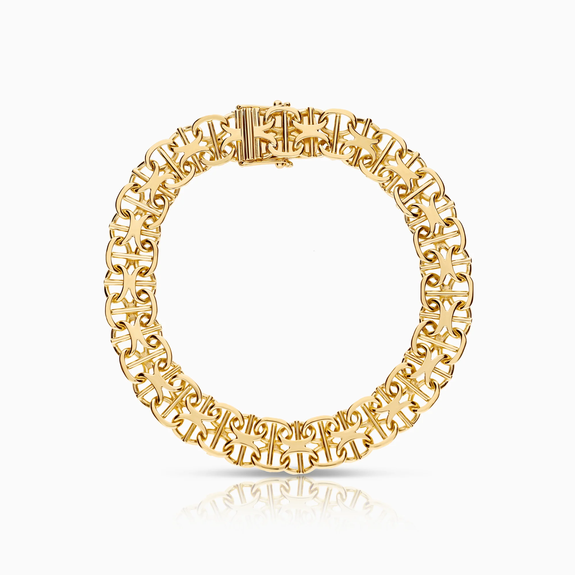 X-link bracelet 19.84g 18K gold.