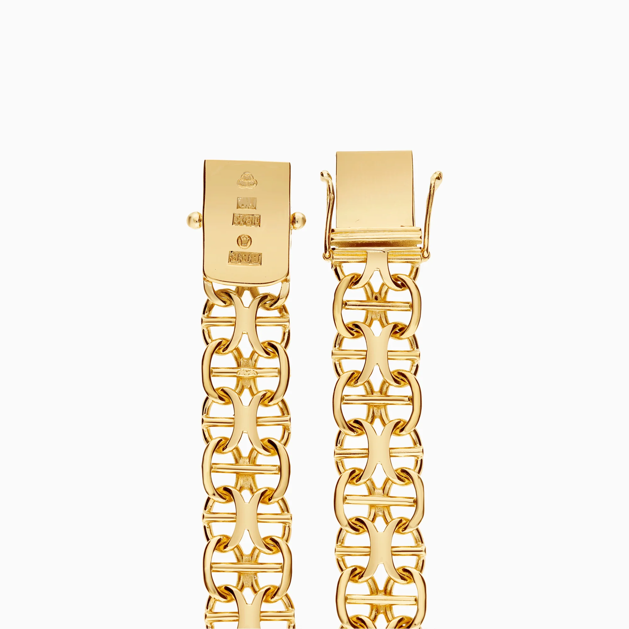 X-link bracelet 19.84g 18K gold. - Image 2