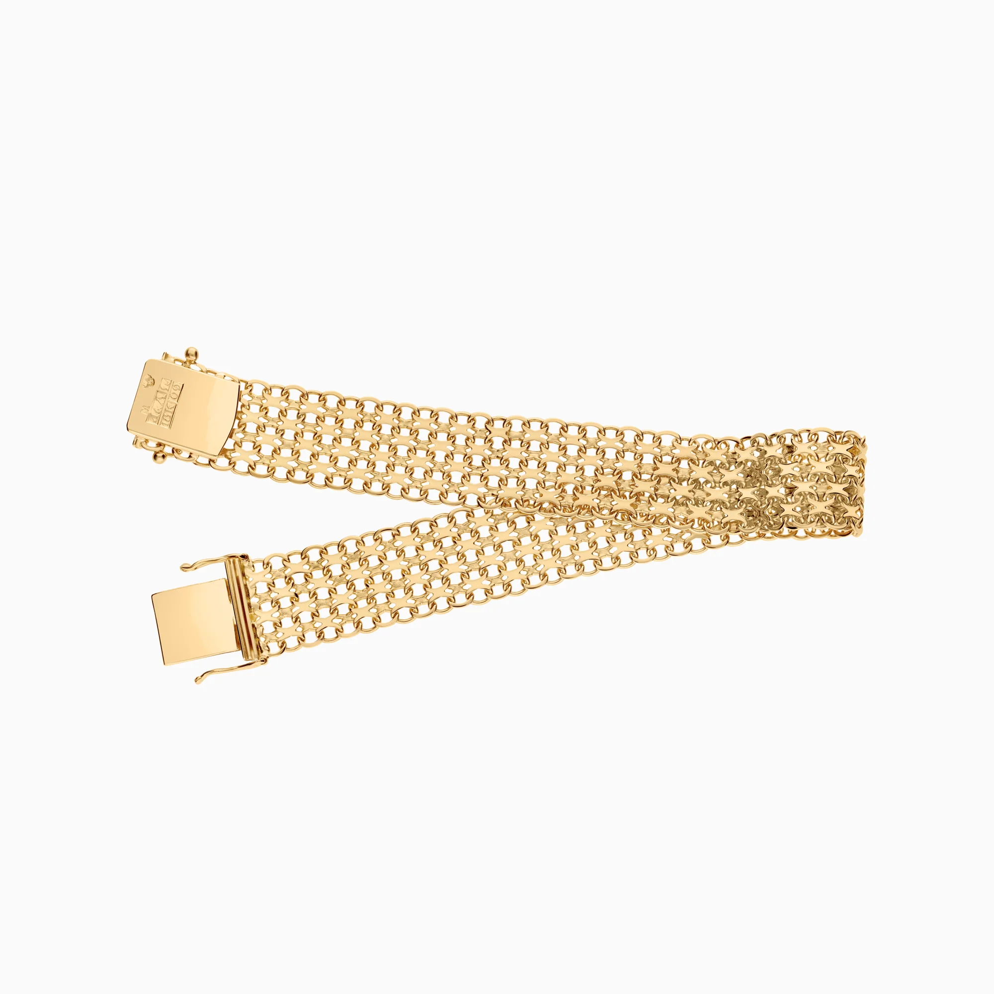 X-link bracelet 20.22g 18K gold - Image 2