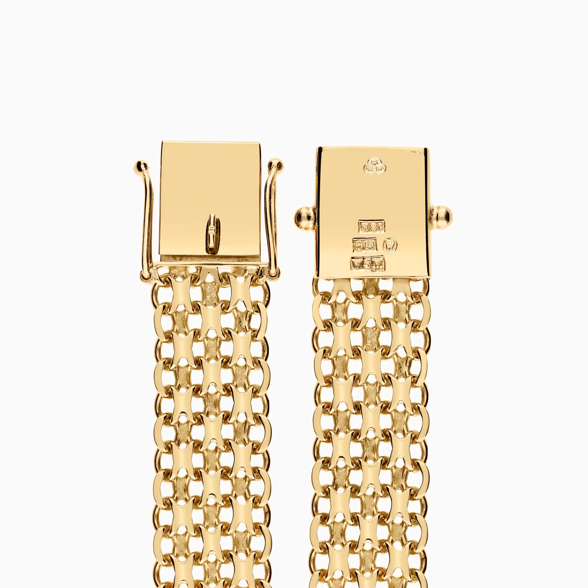 X-link bracelet 20.33g 18K gold - Image 2