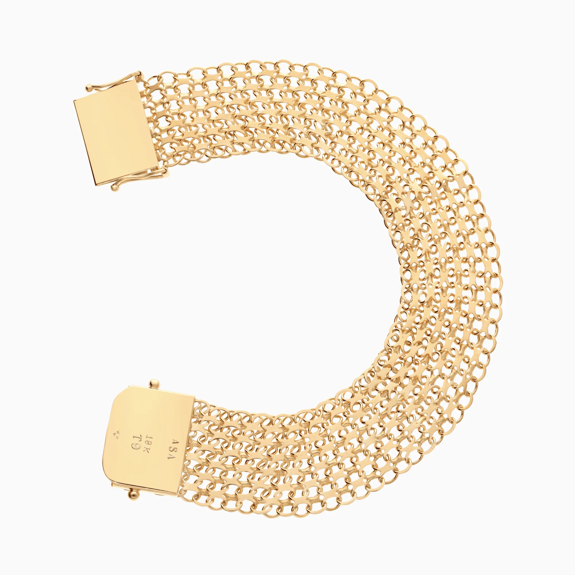 X-link bracelet 20.10g 18K gold - Image 2
