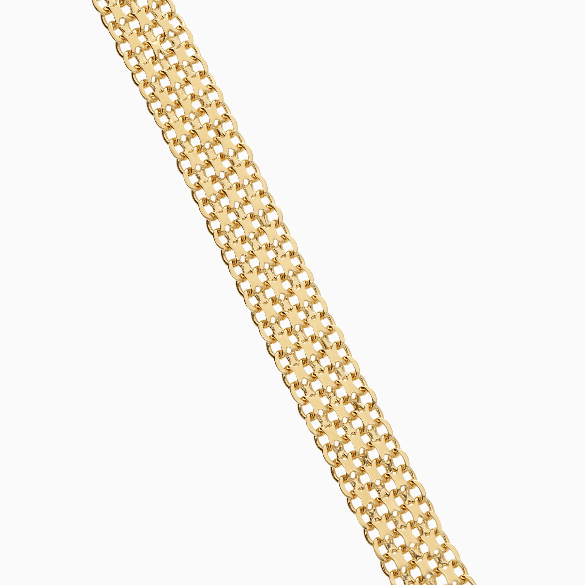 X-Link Bracelet 20.70g 18K Gold