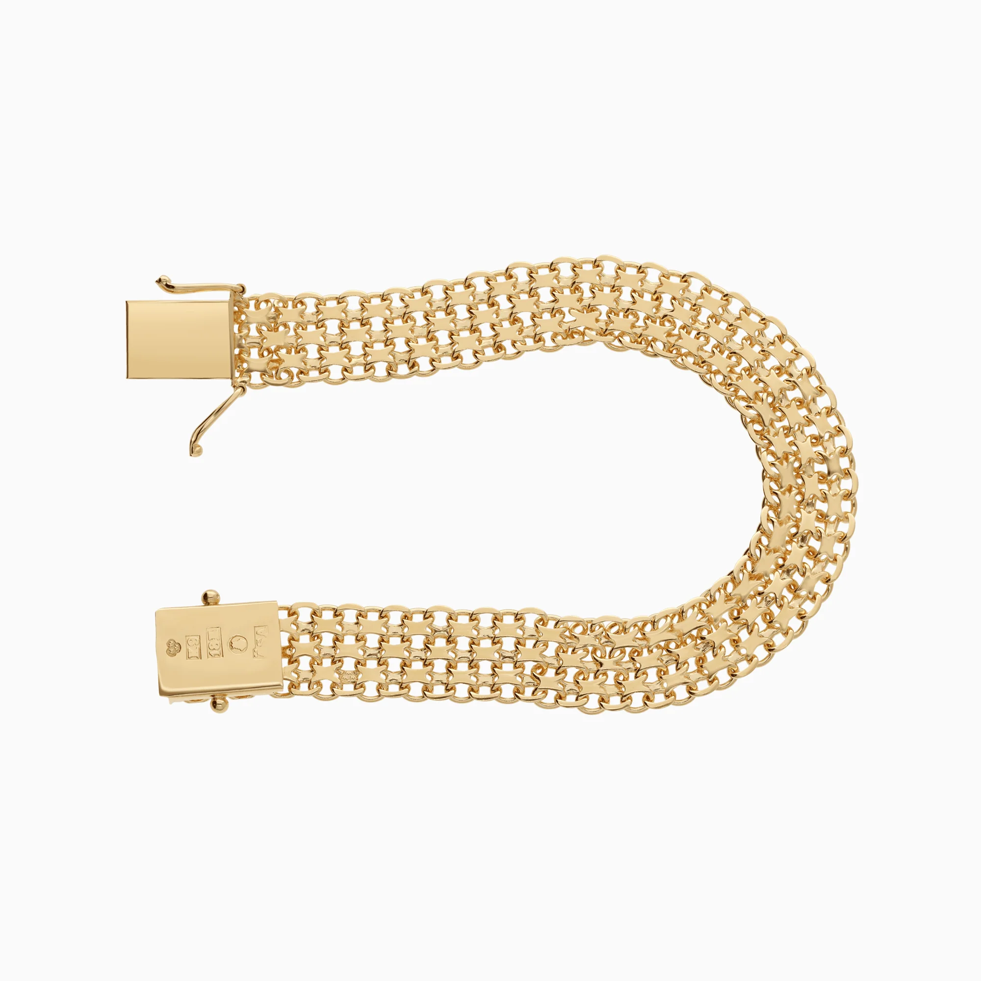X-Link Bracelet 20.70g 18K Gold - Image 2