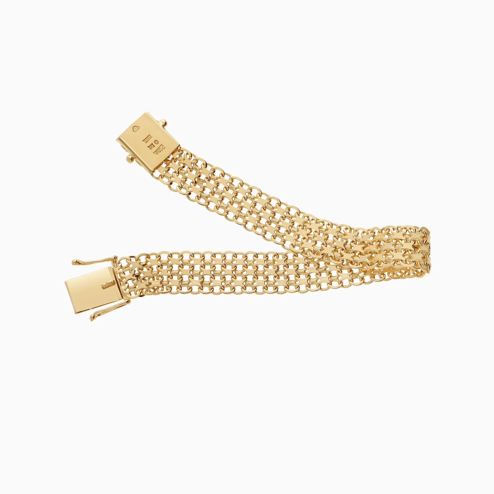 X-Link Bracelet 20.70g 18K Gold - Image 2