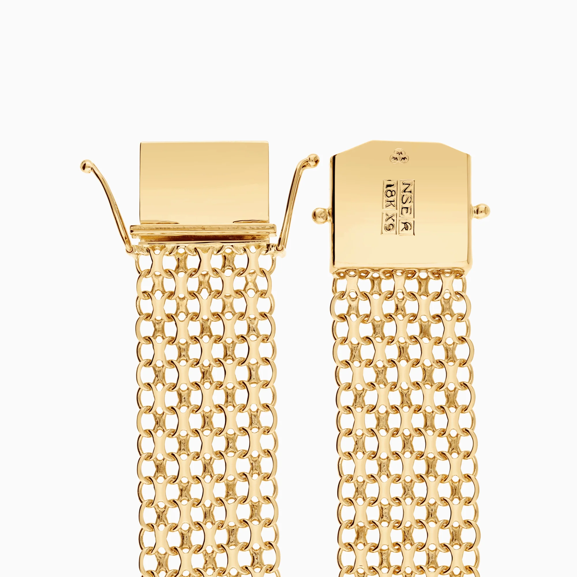 X-link bracelet 21.08g 18K gold - Image 2