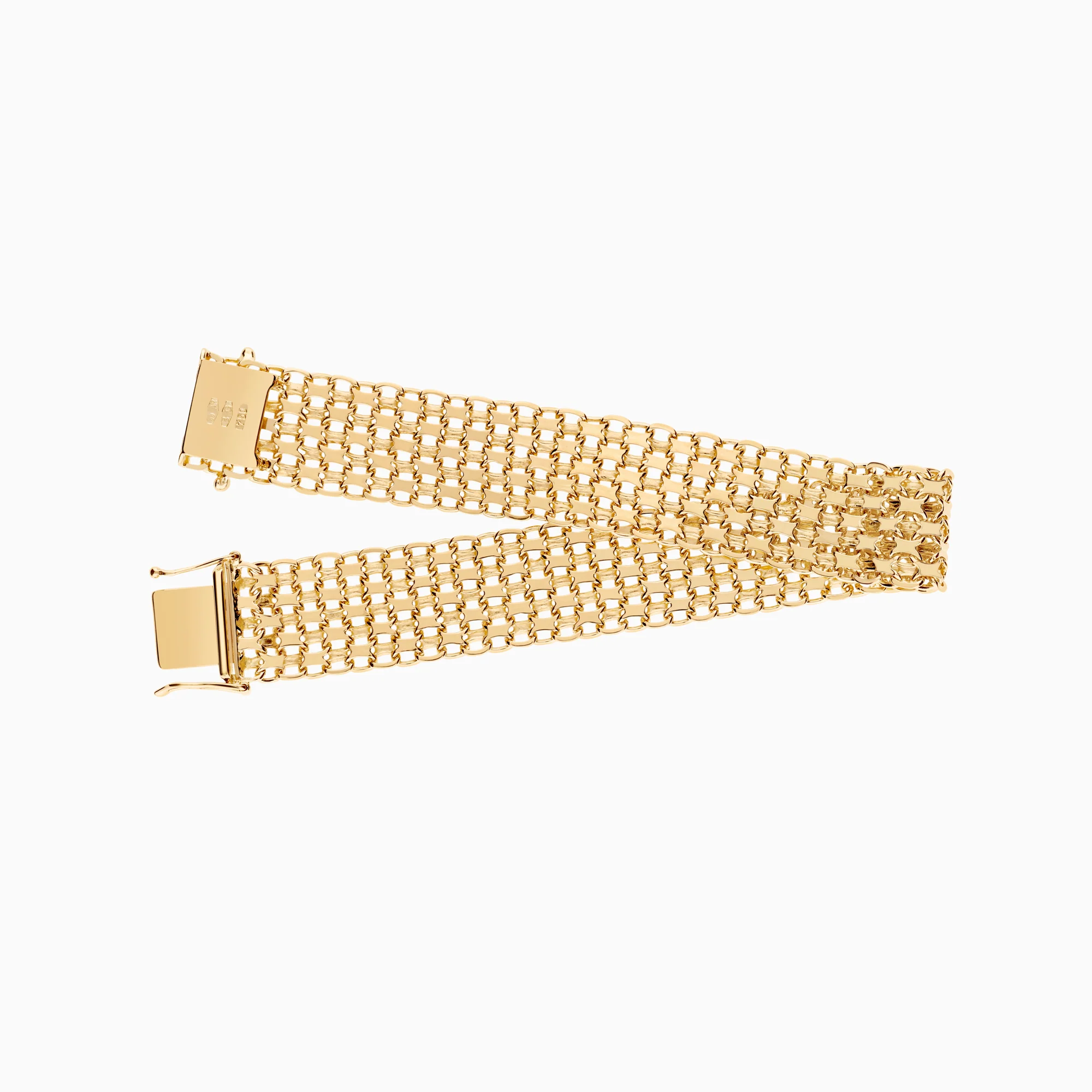 X-link bracelet 21.30g 18K gold - Image 2