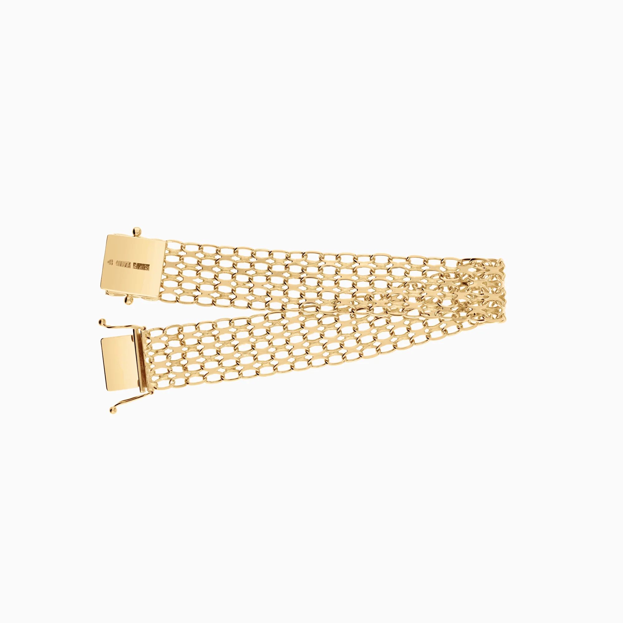 X-link bracelet 21.97g 18K gold - Image 2