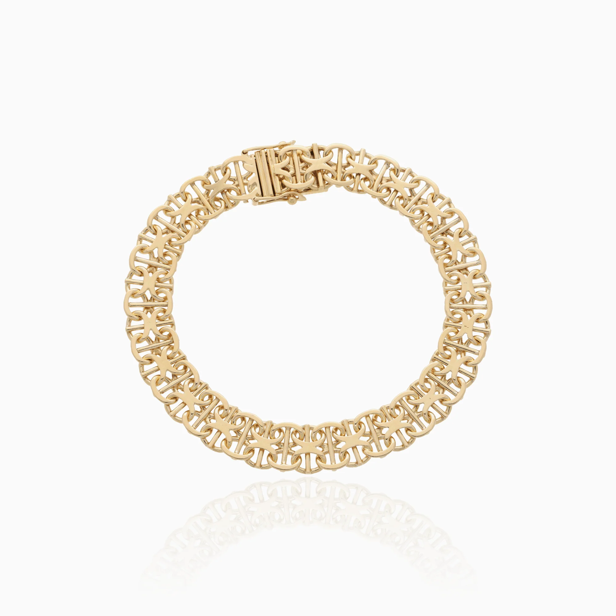 X-link bracelet 21.65g 18K gold
