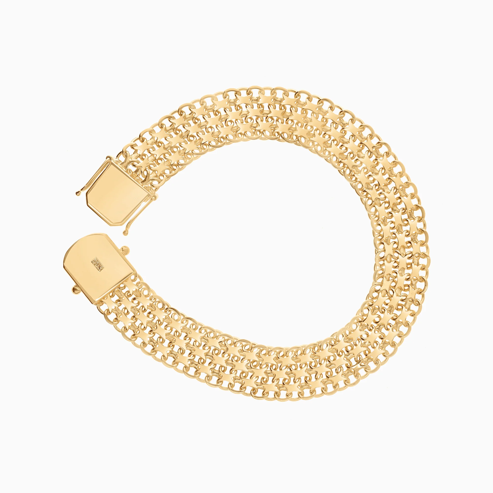 X-link bracelet 22.22g 18K gold - Image 2