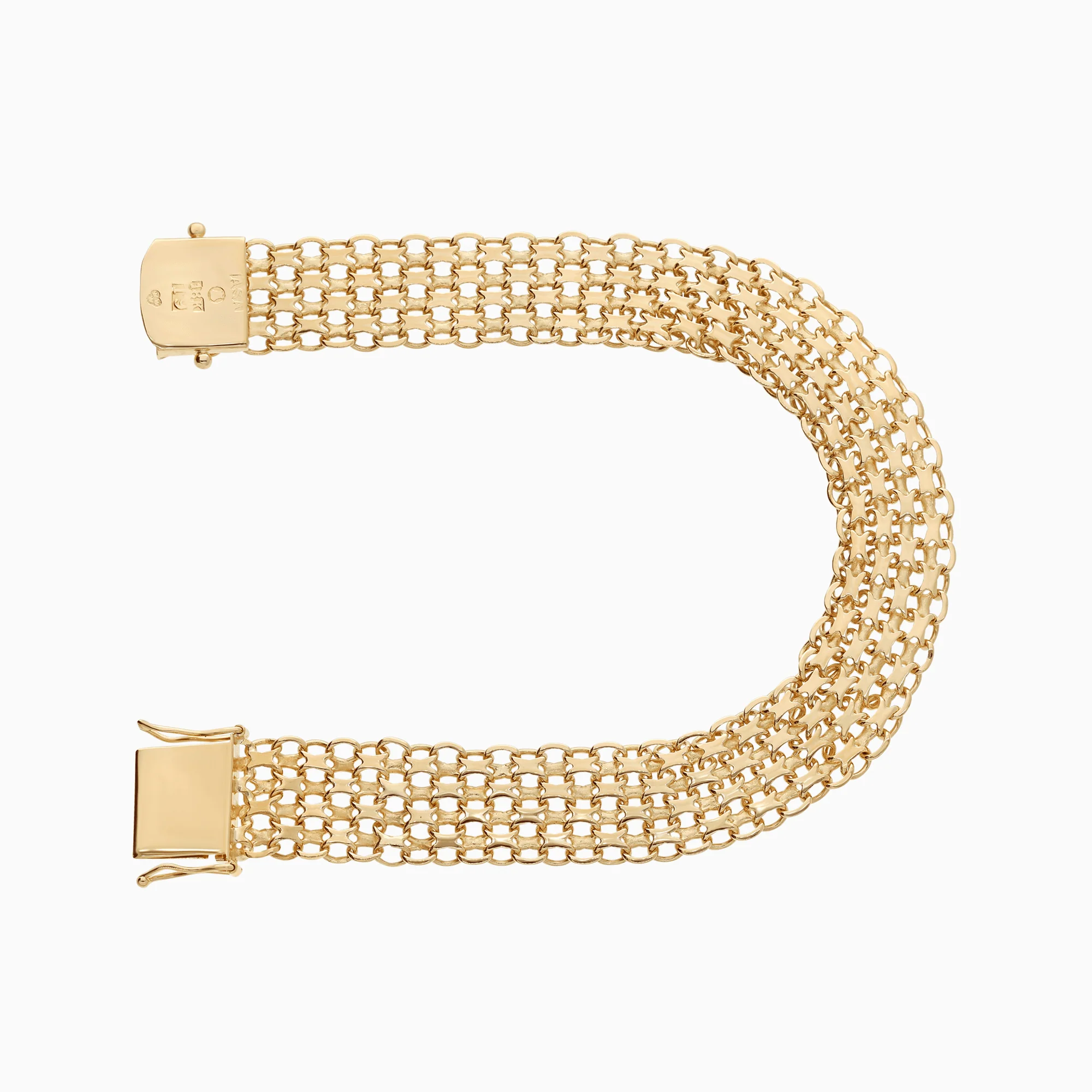 X-link bracelet 22.58g 18K gold - Image 2