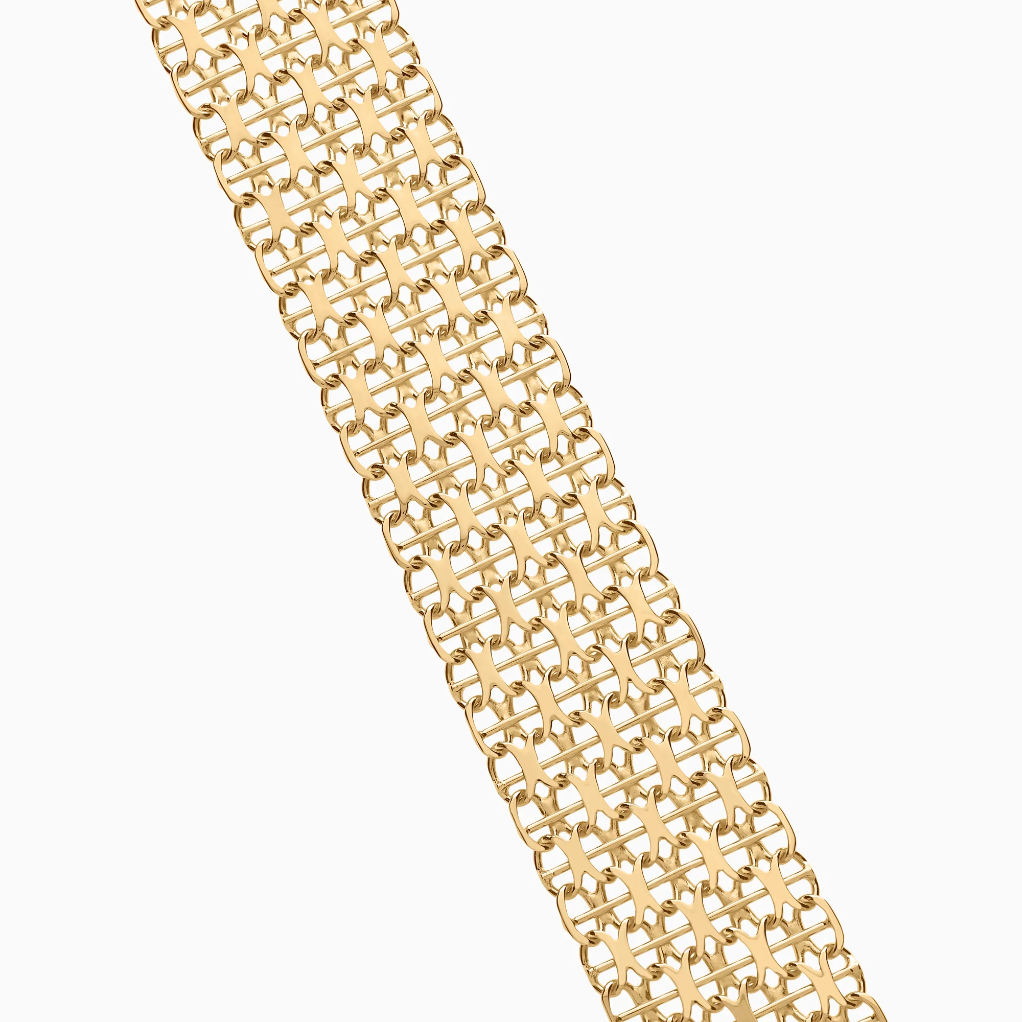 X-link bracelet 24.83g 18K gold