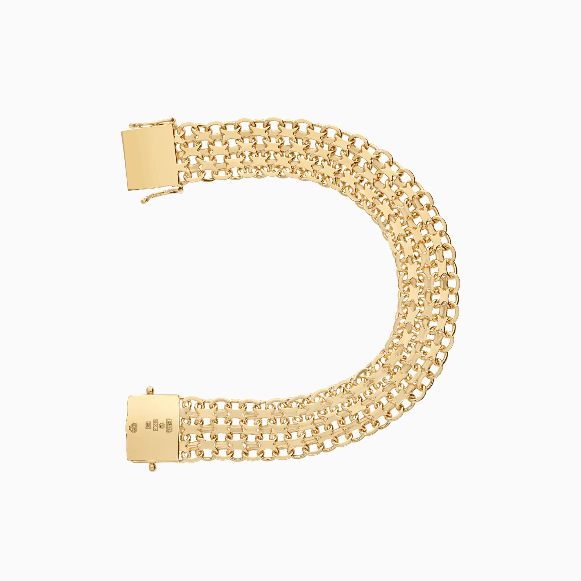 X-link bracelet 24.08g 18K gold - Image 2
