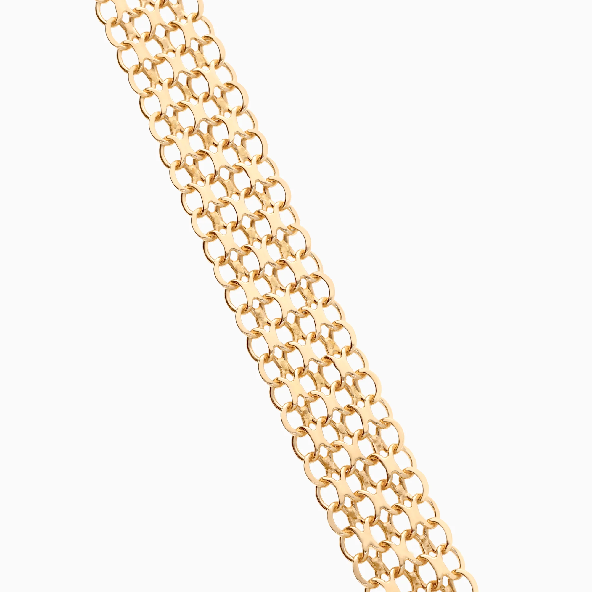 X-Link Bracelet 24.48g 18K Gold