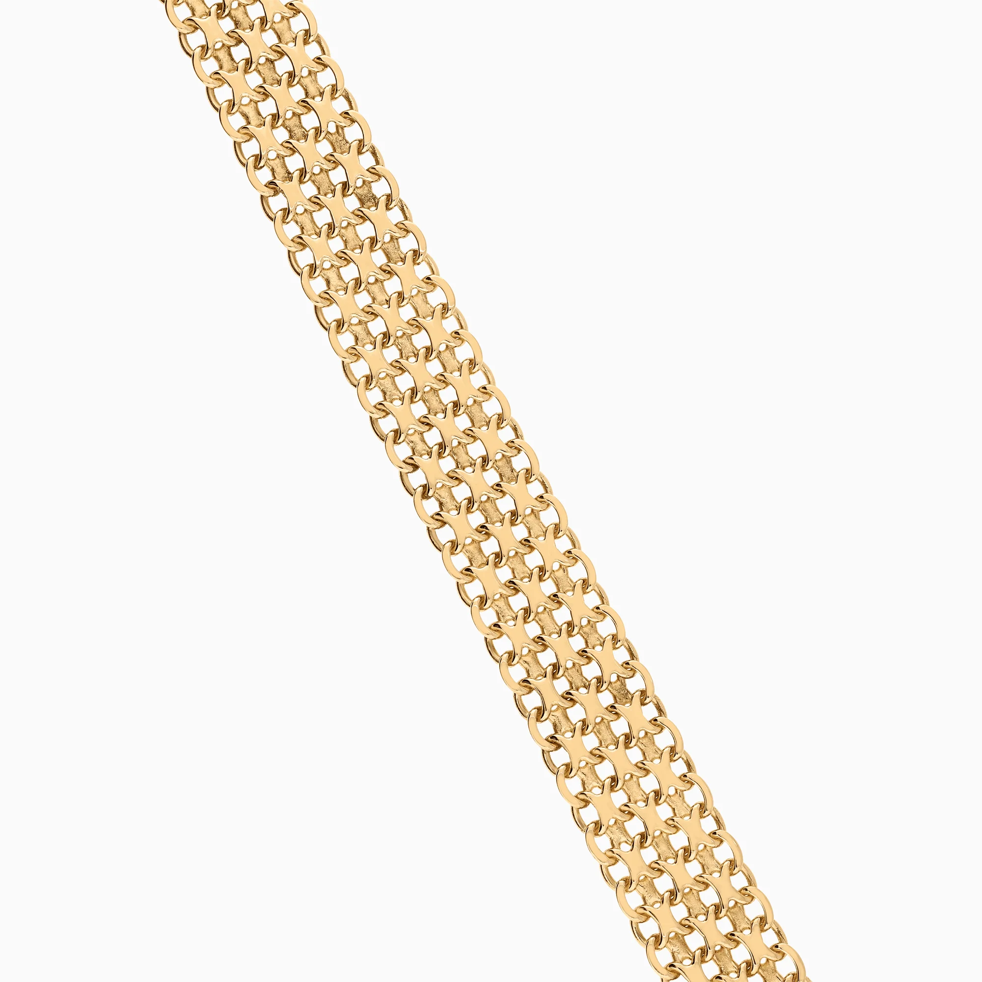 X-link bracelet 24.99g 18K gold