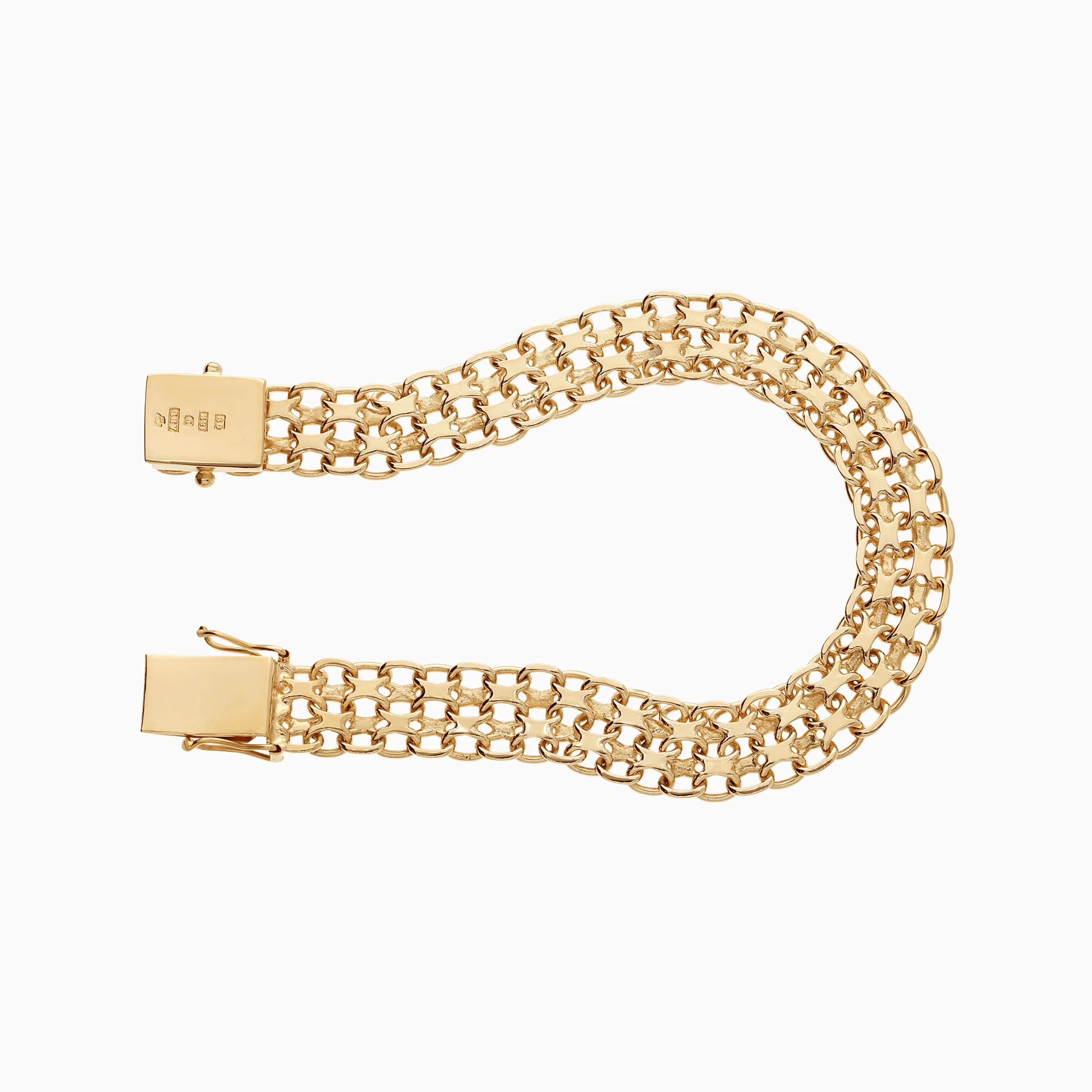 X-link bracelet 25.01g 18K gold - Image 2