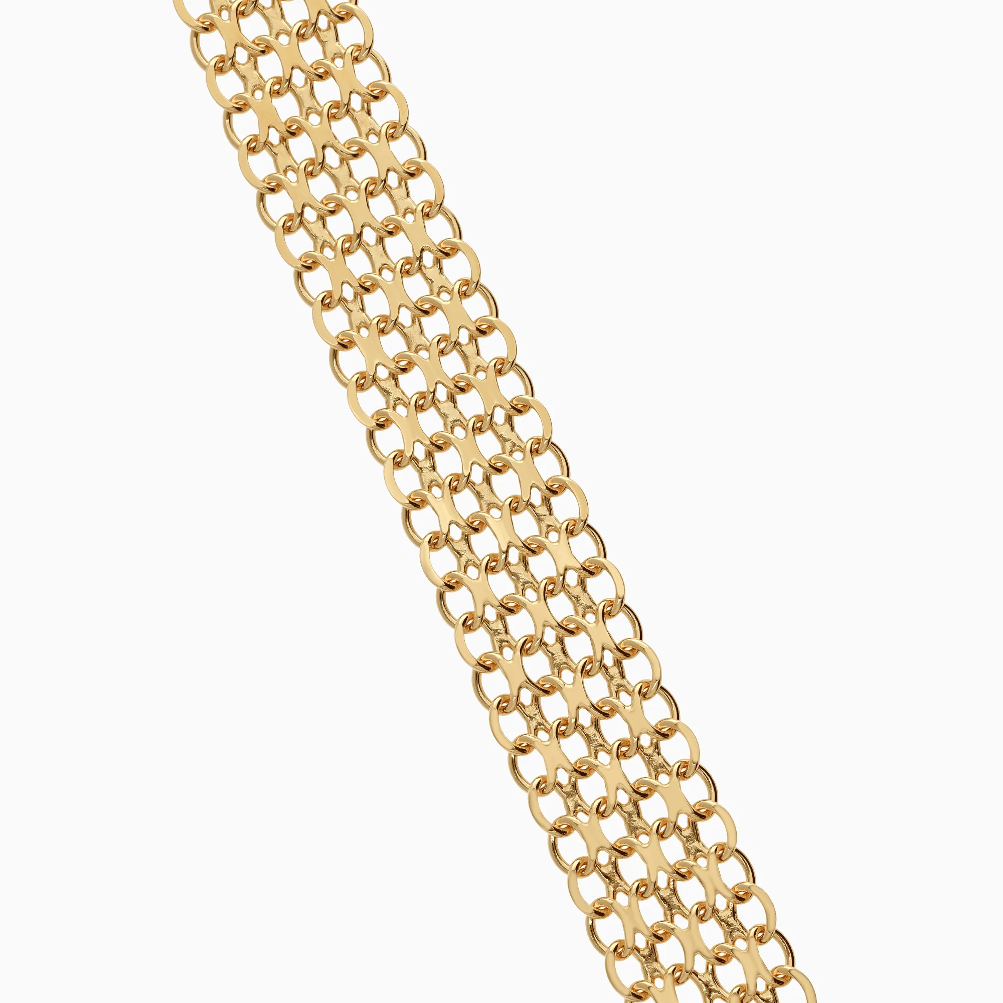X-link bracelet 25.35g 18K gold
