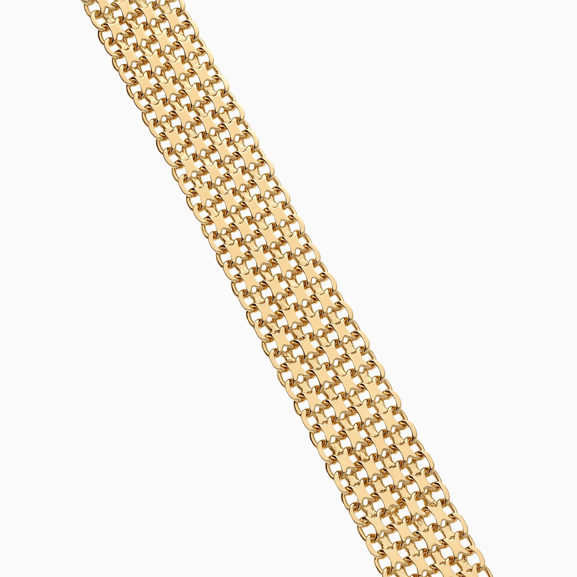 X-link bracelet 25.38g 18K gold