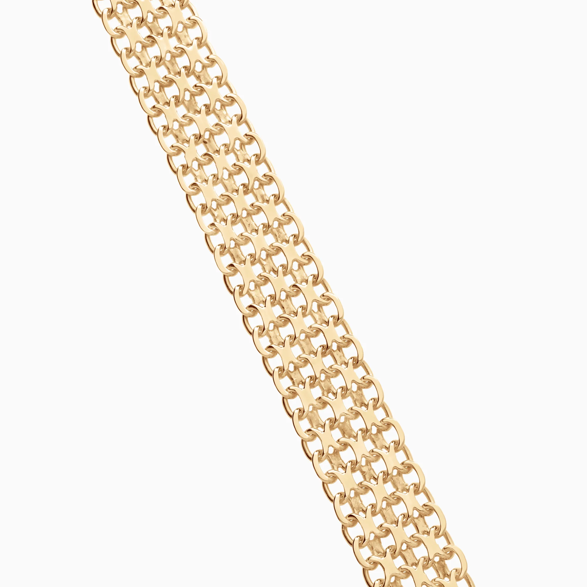X-link bracelet 26.32g 18K gold