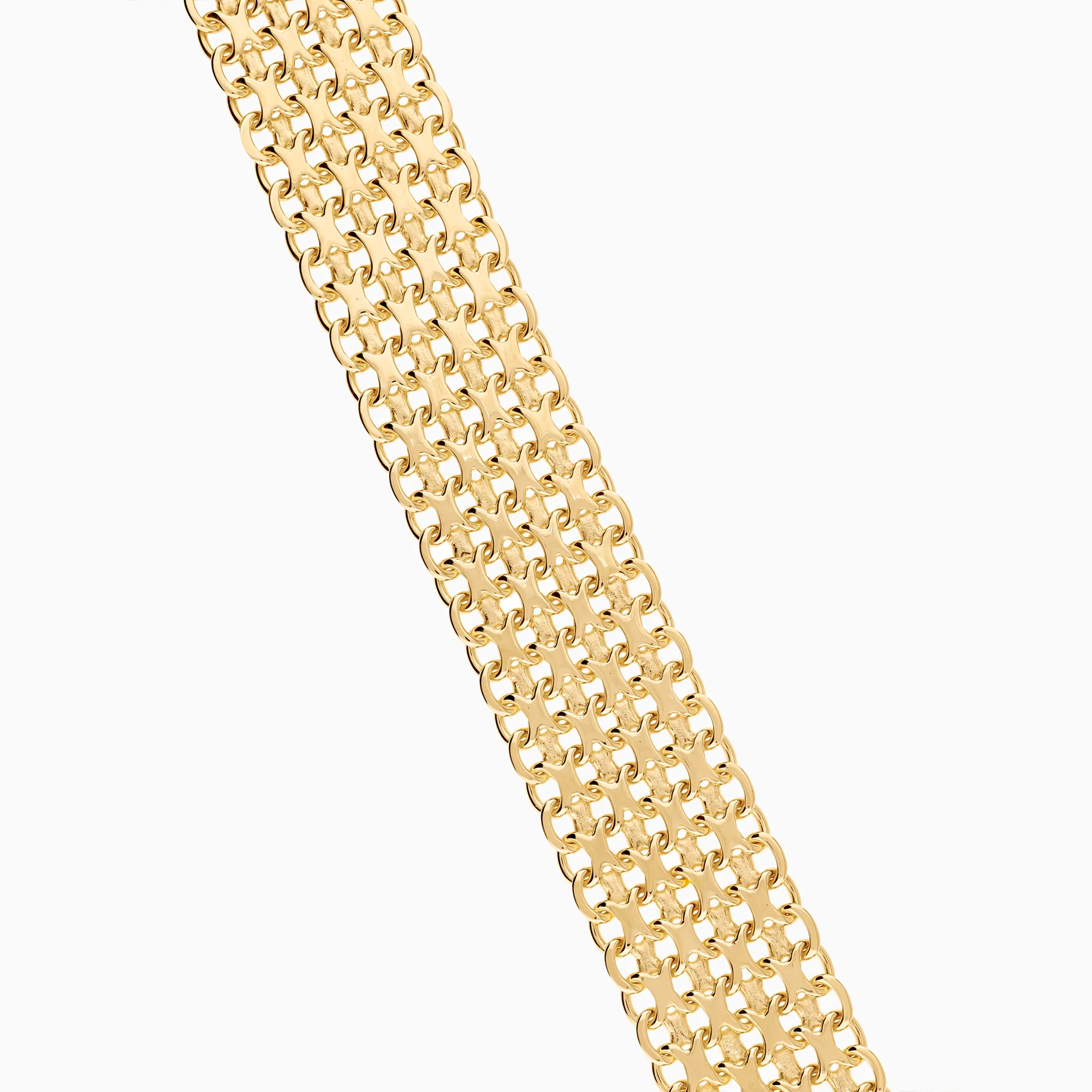 X-link bracelet 27.21g 18K gold
