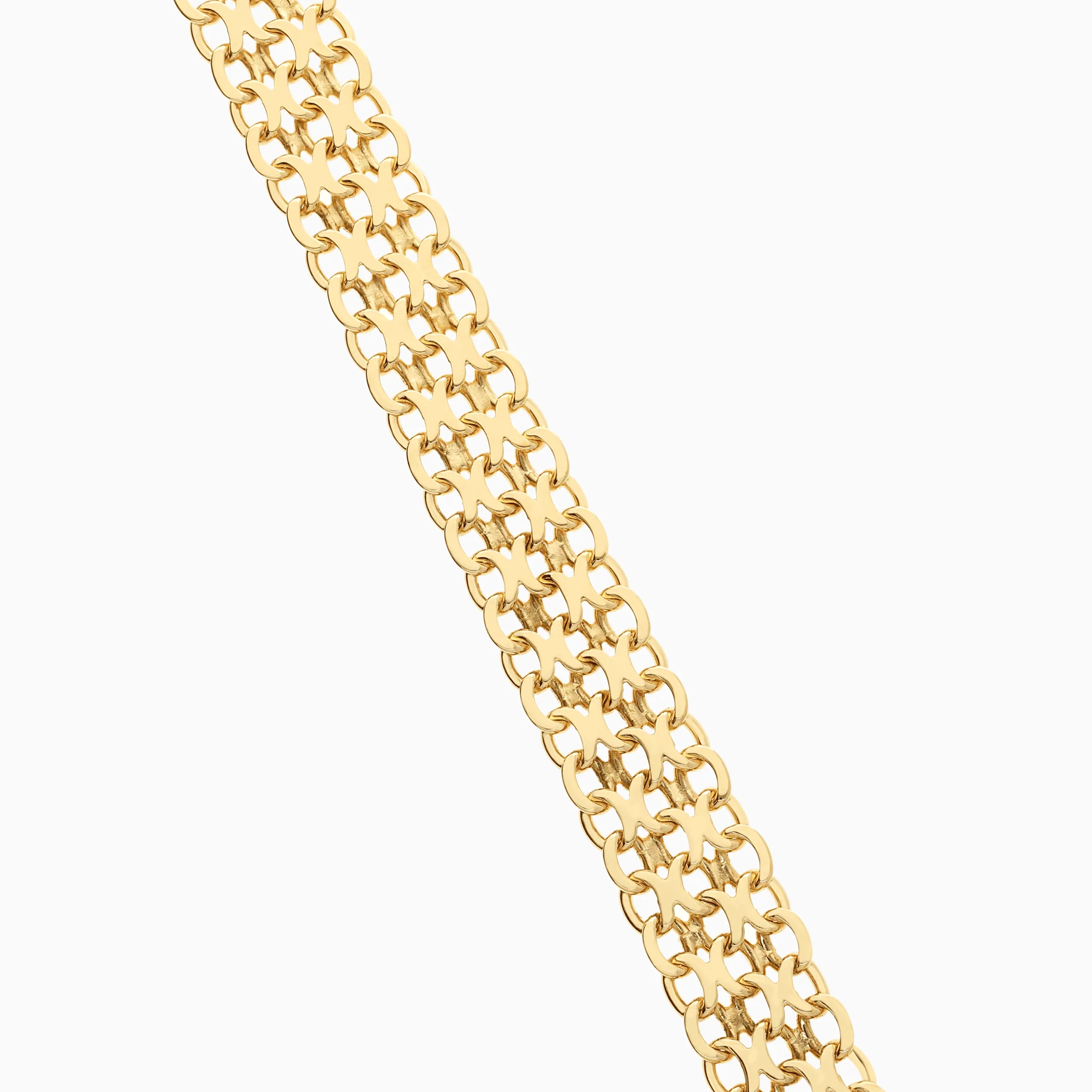 X-link bracelet 27.10g 18K gold
