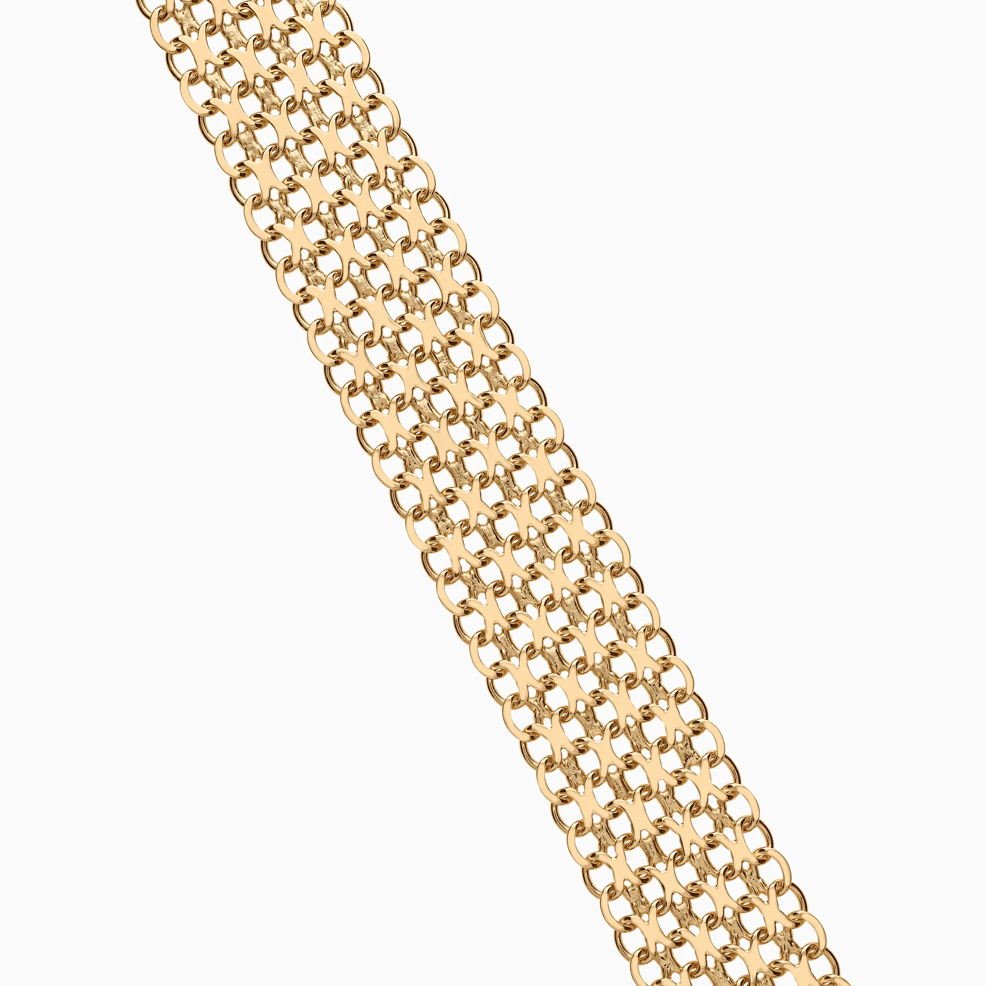 X-link bracelet 27.99g 18K gold